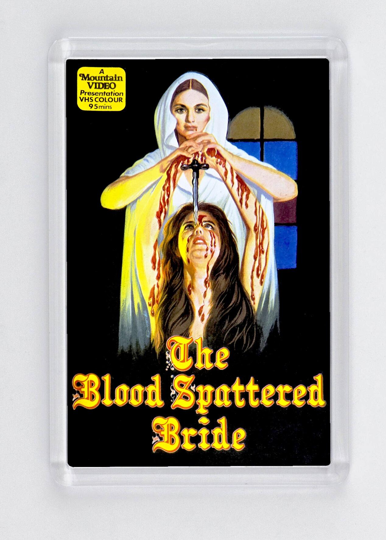 The Blood Spattered Bride - Fridge Magnet - (70mm x 45mm) - [CM-FM-7045-185] -  - Item Image 1