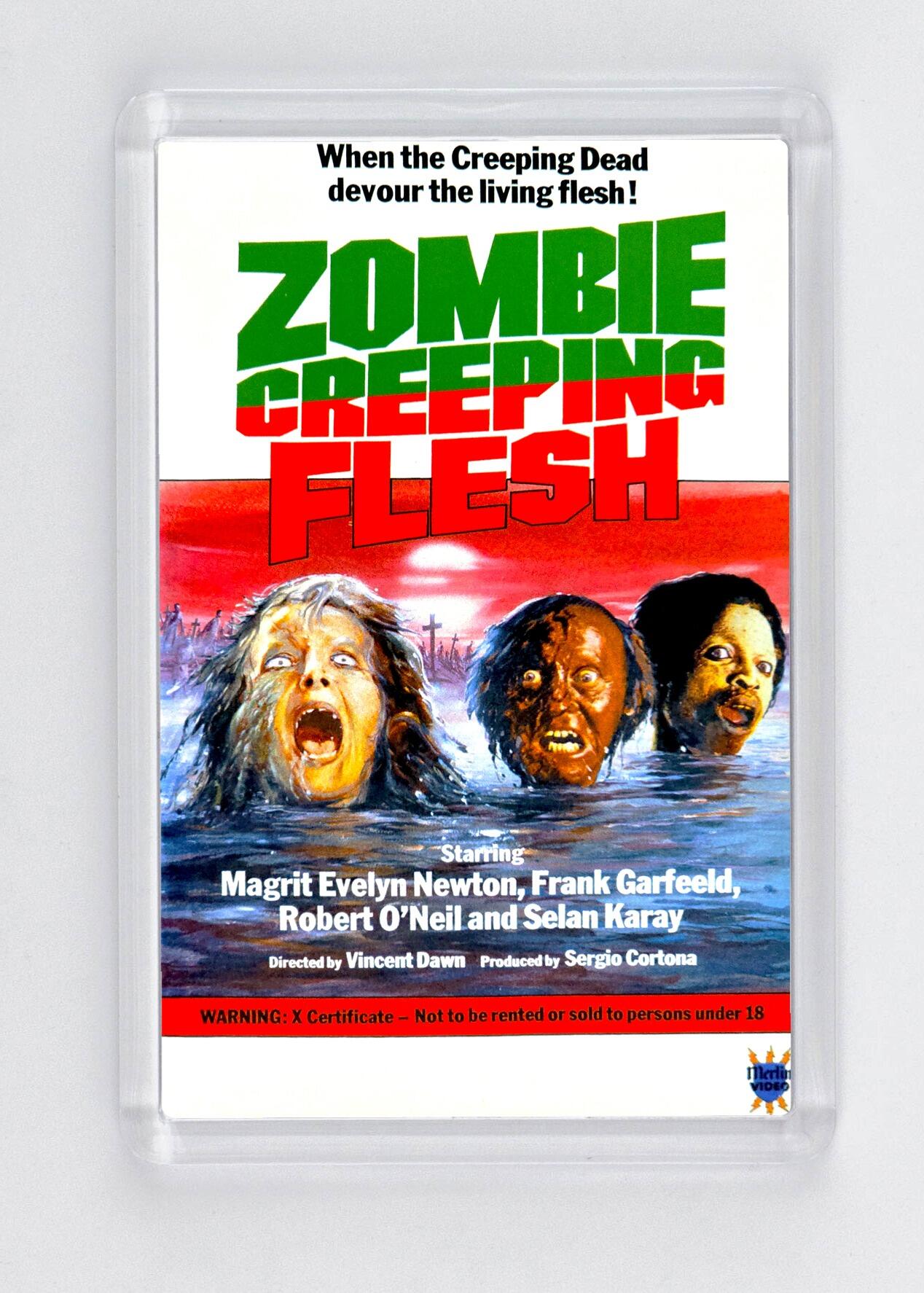 Zombie Creeping Flesh (AKA Hell of the Living Dead) - Fridge Magnet - (70mm x 45mm) - [CM-FM-7045-250] -  - Item Image 1