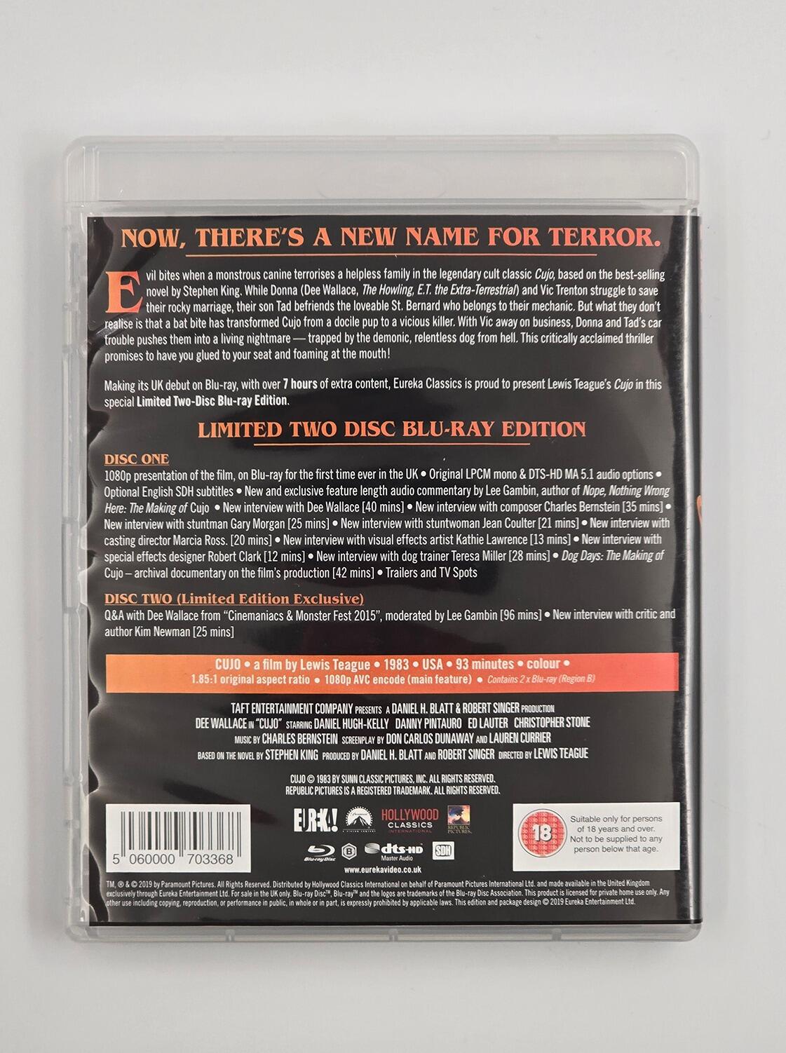 Cujo - Limited Edition - Blu-Ray - Region B - [Pre-owned] - Eureka! - Item Image 4