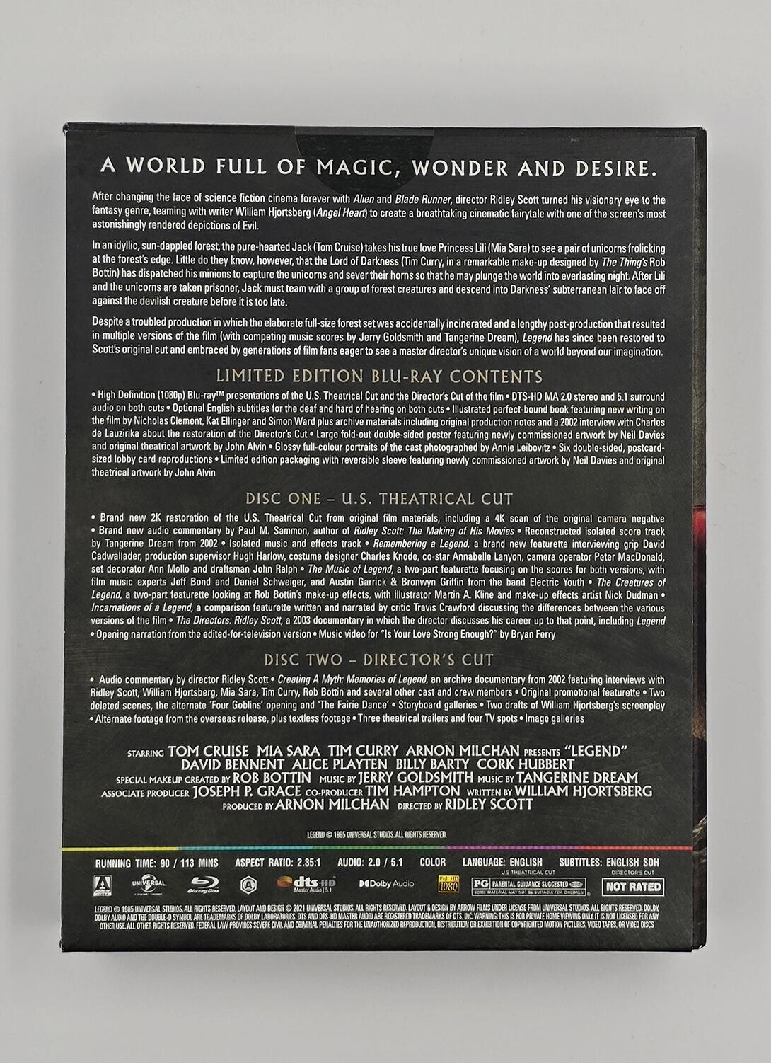 Legend - Limited Edition -  Box Set - Blu-Ray - Region A - [Pre-owned] - Severin - Item Image 2