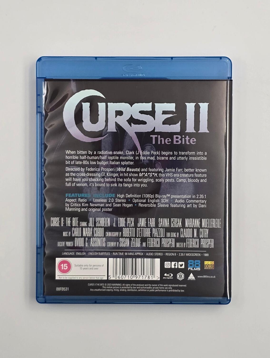 Curse II: The Bite - Slipcover - Blu-Ray - Region B - [Pre-owned] - 88 Films - Item Image 4