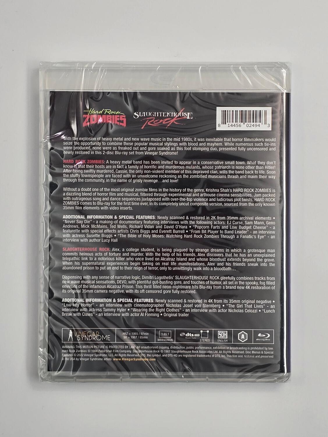 Hard Rock Zombies / Slaughterhouse Rock - Slipcover - Blu-Ray - Region A - [New] - Vinegar Syndrome - Item Image 4