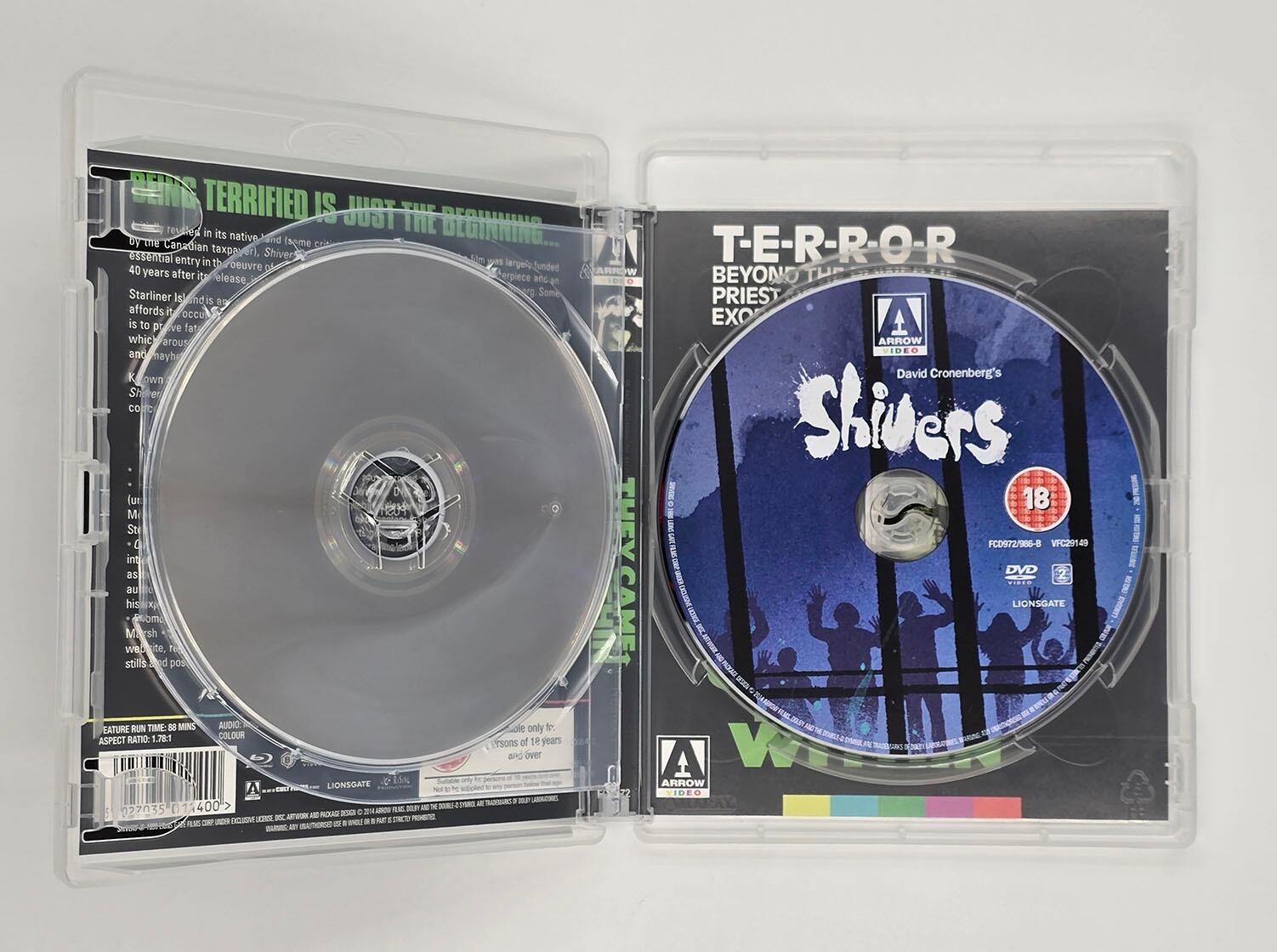 Shivers (2nd Pressing) - Blu-Ray (Region B) + DVD (Region 2) - [Pre-owned] - Arrow Video - Item Image 4
