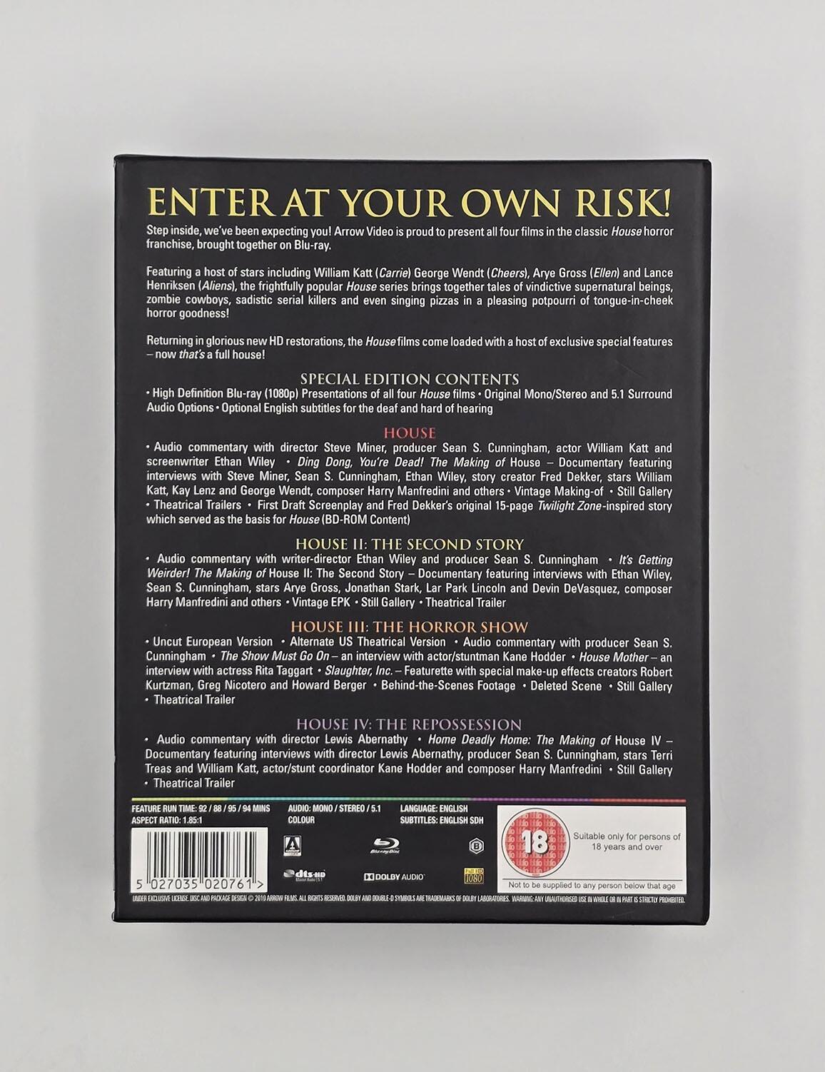 House - The Collection - Box Set - Blu-Ray - Region B - [Pre-owned] - Arrow Video - Item Image 4