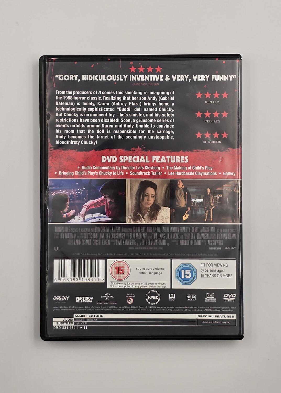 Child's Play (2019) - DVD - Region 2 - [Pre-owned] - Universal - Item Image 2