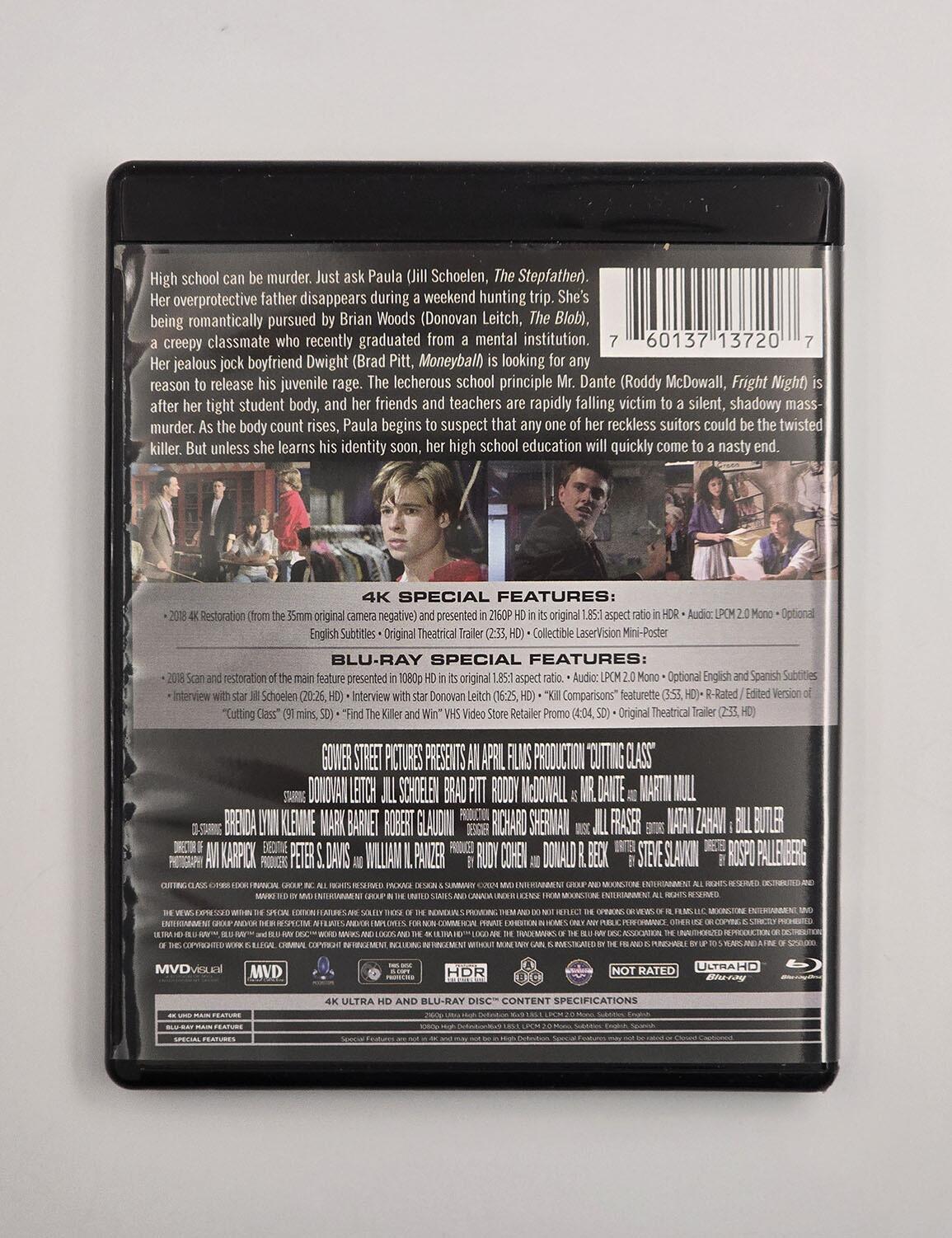 Cutting Class - Slipcover - 4K UHD + Blu-Ray - Region Free - [Pre-owned] - MVD Entertainment - Item Image 4