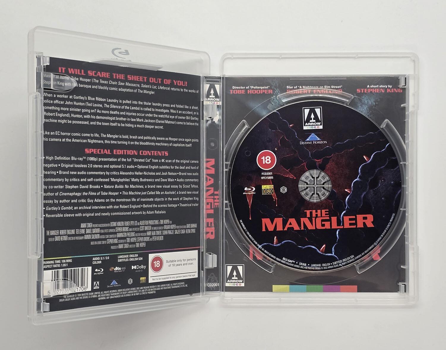 The Mangler - Blu-Ray - Region B - [Pre-owned] - Arrow Video - Item Image 3
