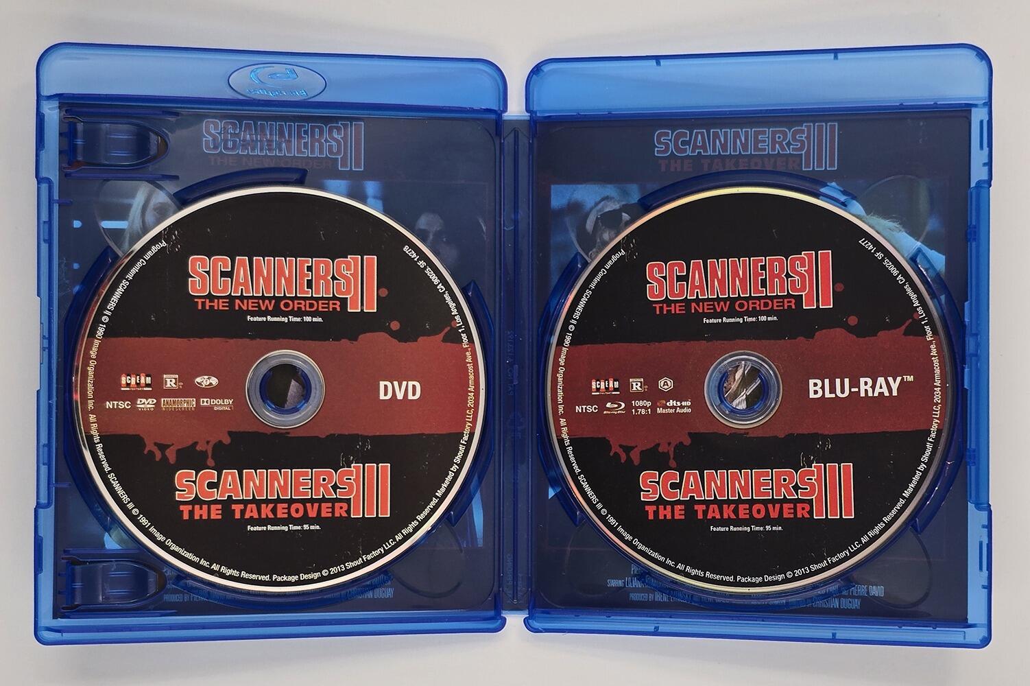 Scanners II: The New Order/Scanners III: The Takeover - Blu-Ray (Region A) + DVD (Region 1) - [Pre-owned] - Shout! Factory - Item Image 3