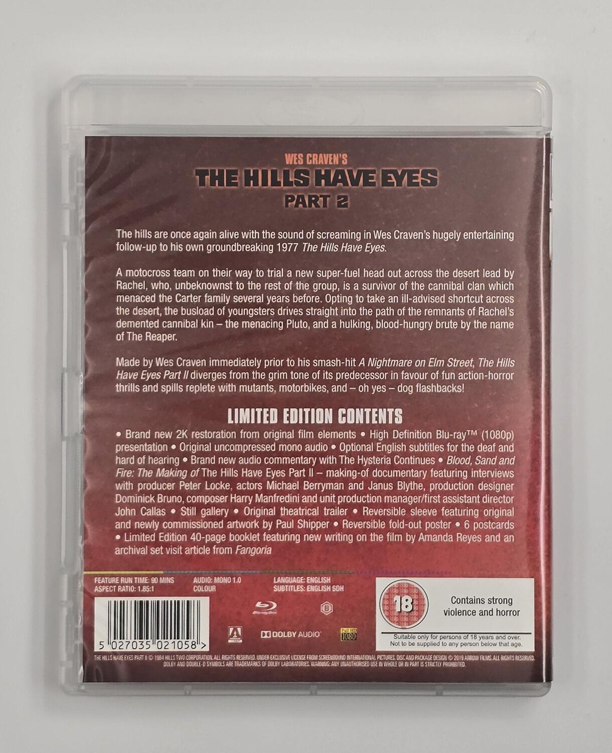 The Hills Have Eyes Part 2 - Limited Edition - Blu-Ray - Region B - [Pre-owned] - Arrow Video - Item Image 4