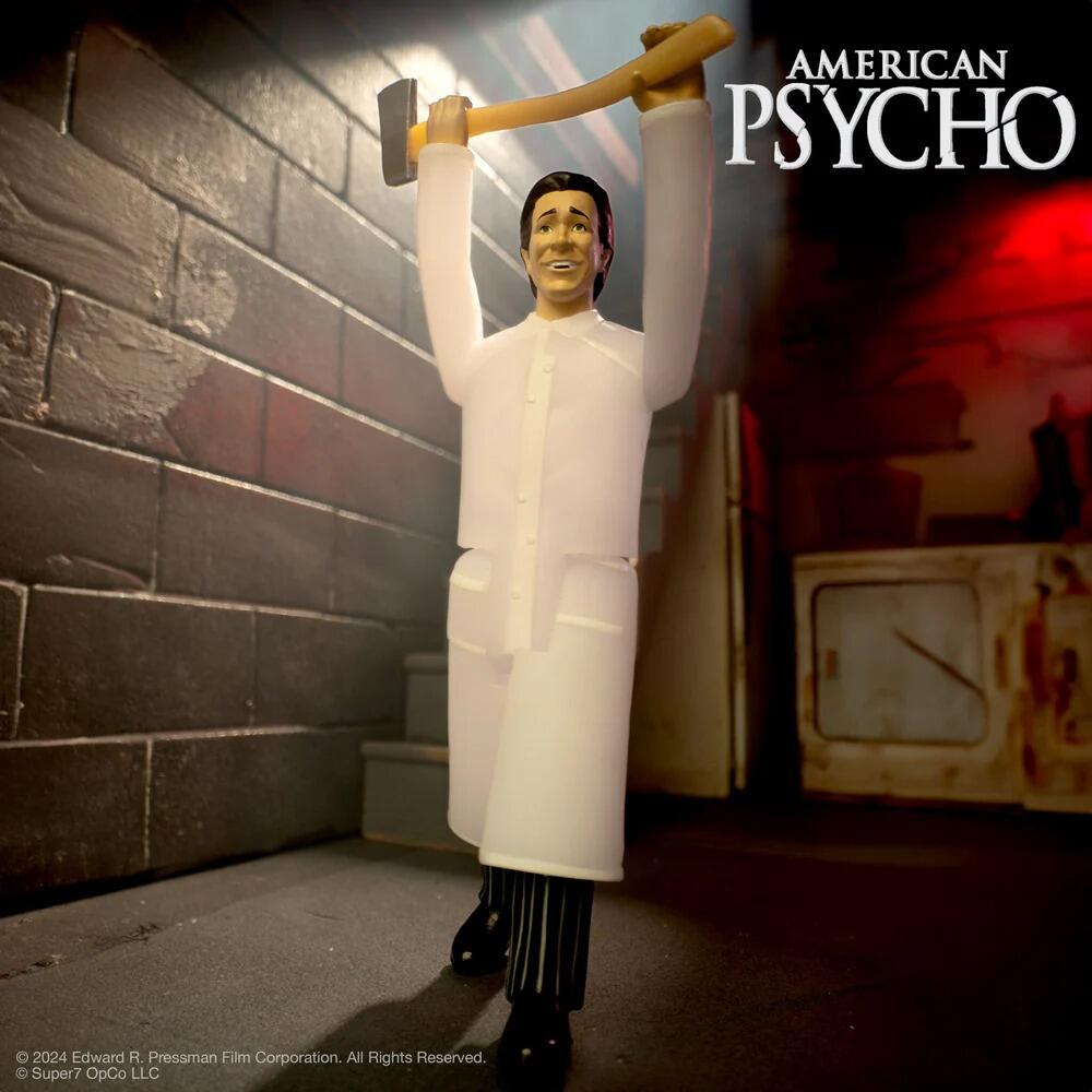 American Psycho - ReAction Action Figure - Wave 01 - Patrick Bateman (Raincoat) - 10 cm - [New] - Super7 - Item Image 5