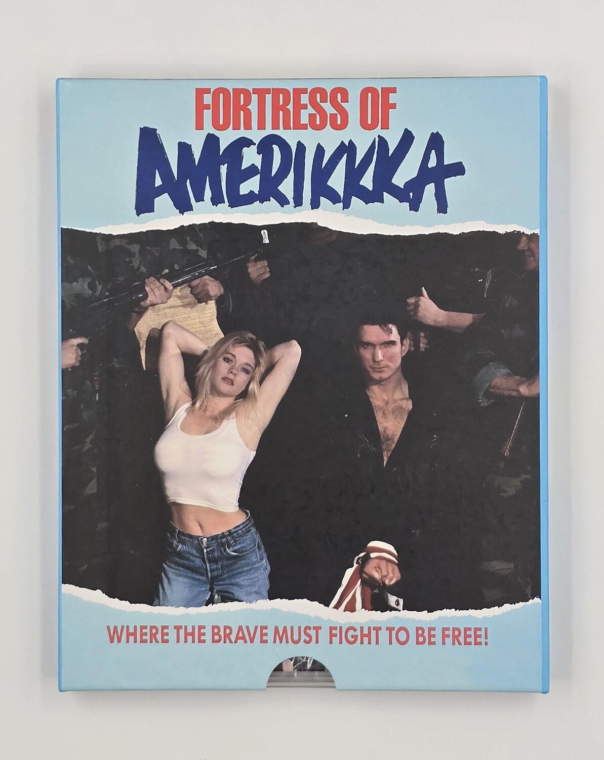 Fortress of Amerikkka - Limited Edition - Slipcover - Blu-Ray - Region Free - [New] - Vinegar Syndrome - Eric Louzil - Slipcover Front