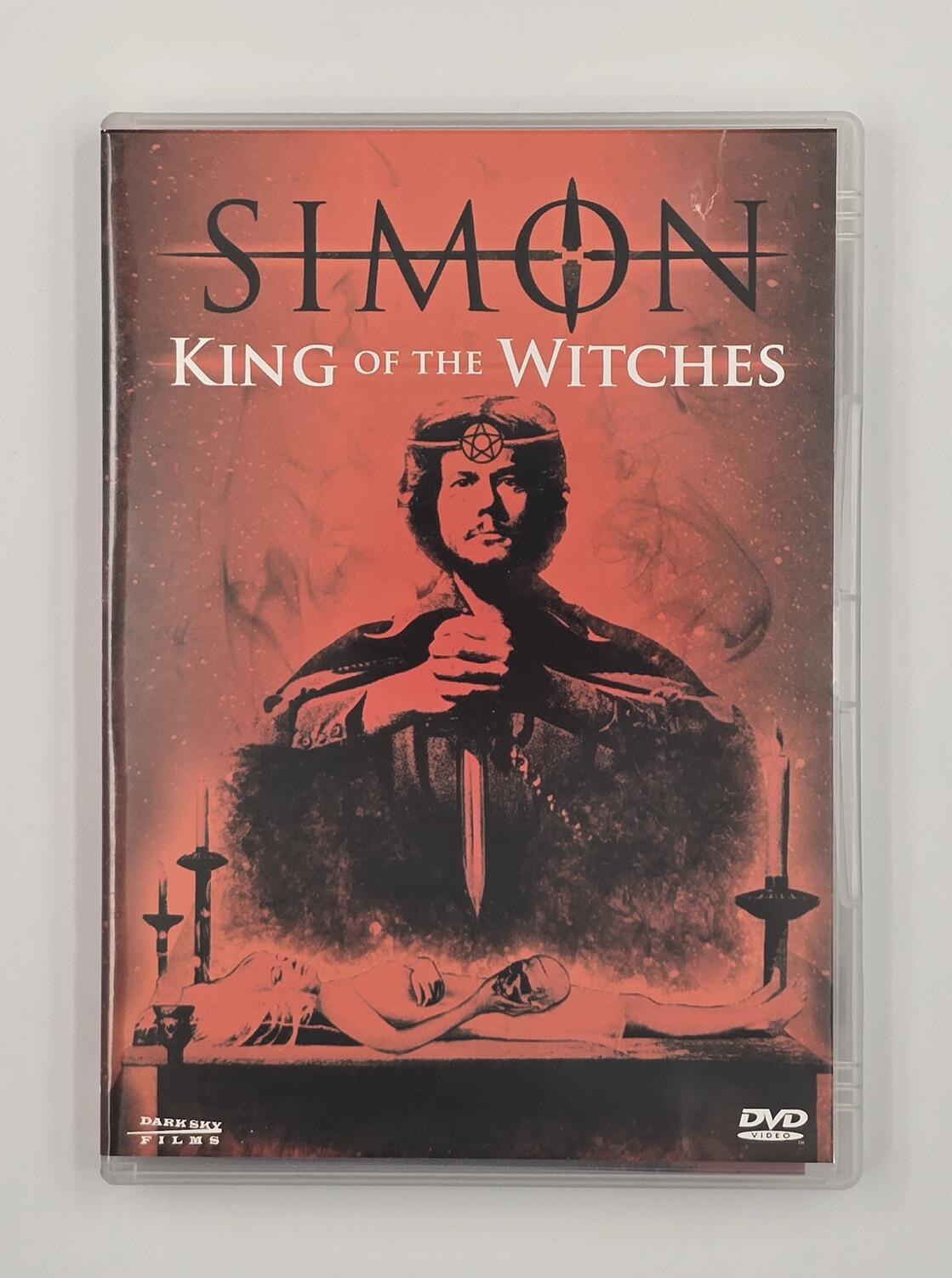Simon: King of the Witches - DVD - Region 1 - [Pre-owned] - Dark Sky Films - Bruce Kessler - Case Front