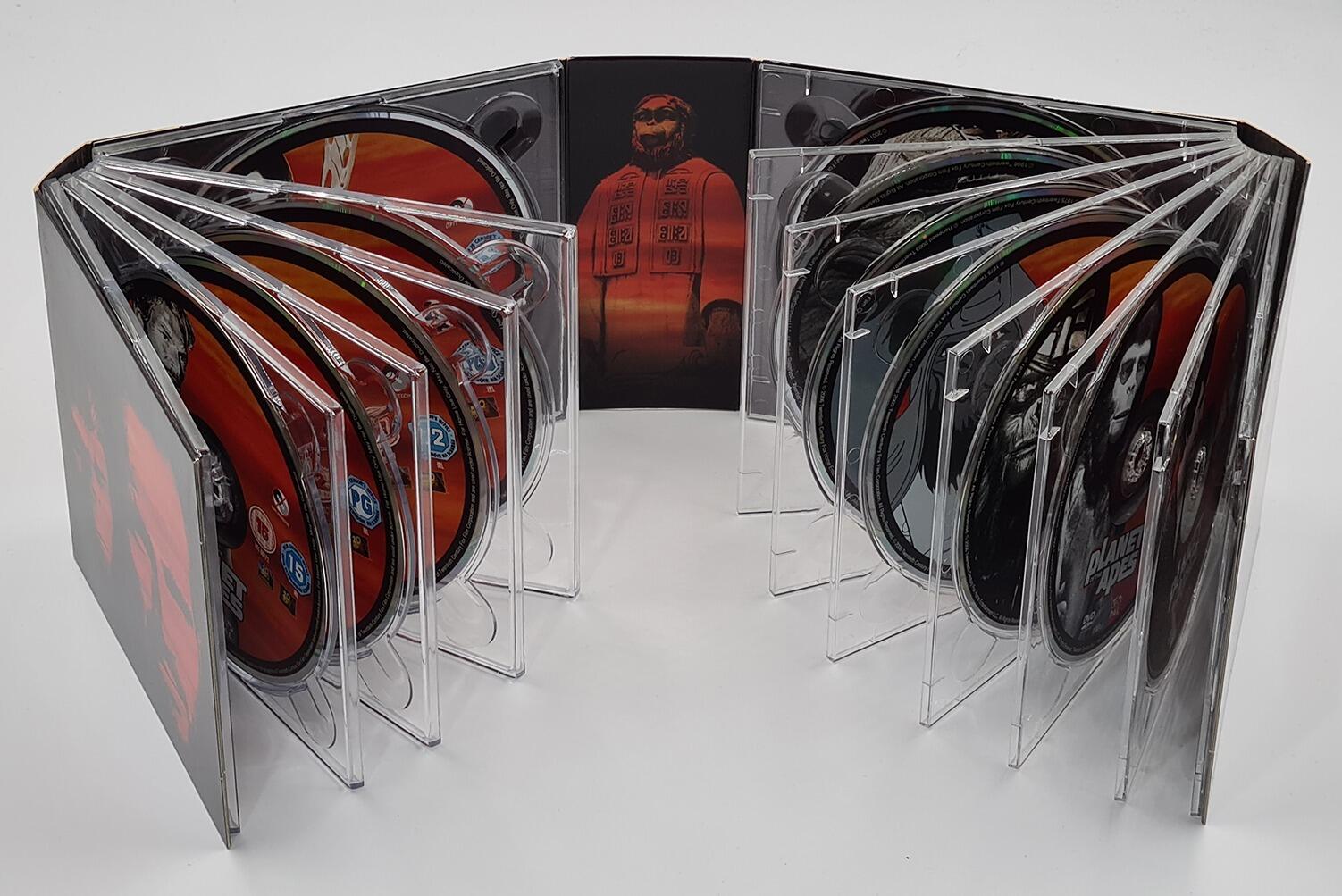 Planet of the apes (14 disc set housed in a Ceasar replica Planet of the apes (14 disc set housed in a Ceasar replica