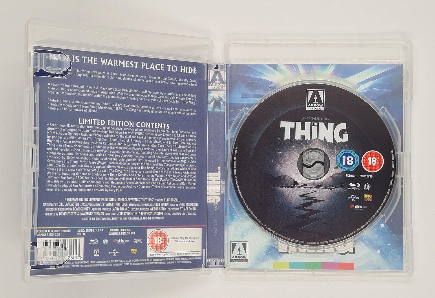 The Thing - Limited Edition - Blu-Ray - Region B - [Pre-owned] - Arrow Video - Item Image 5