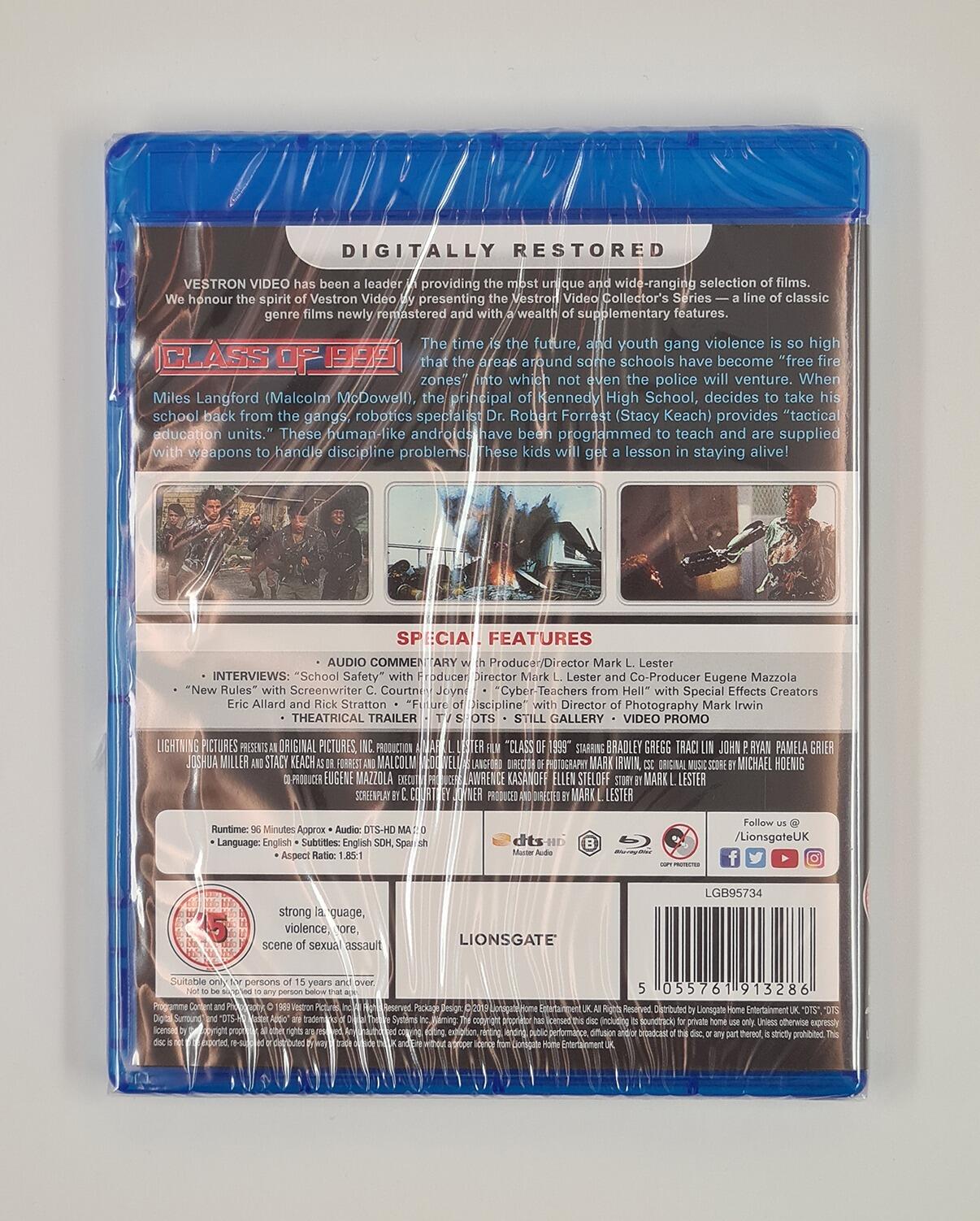 Class of 1999 - Slipcover - Blu-Ray - Region B - [New] - Lionsgate - Item Image 4