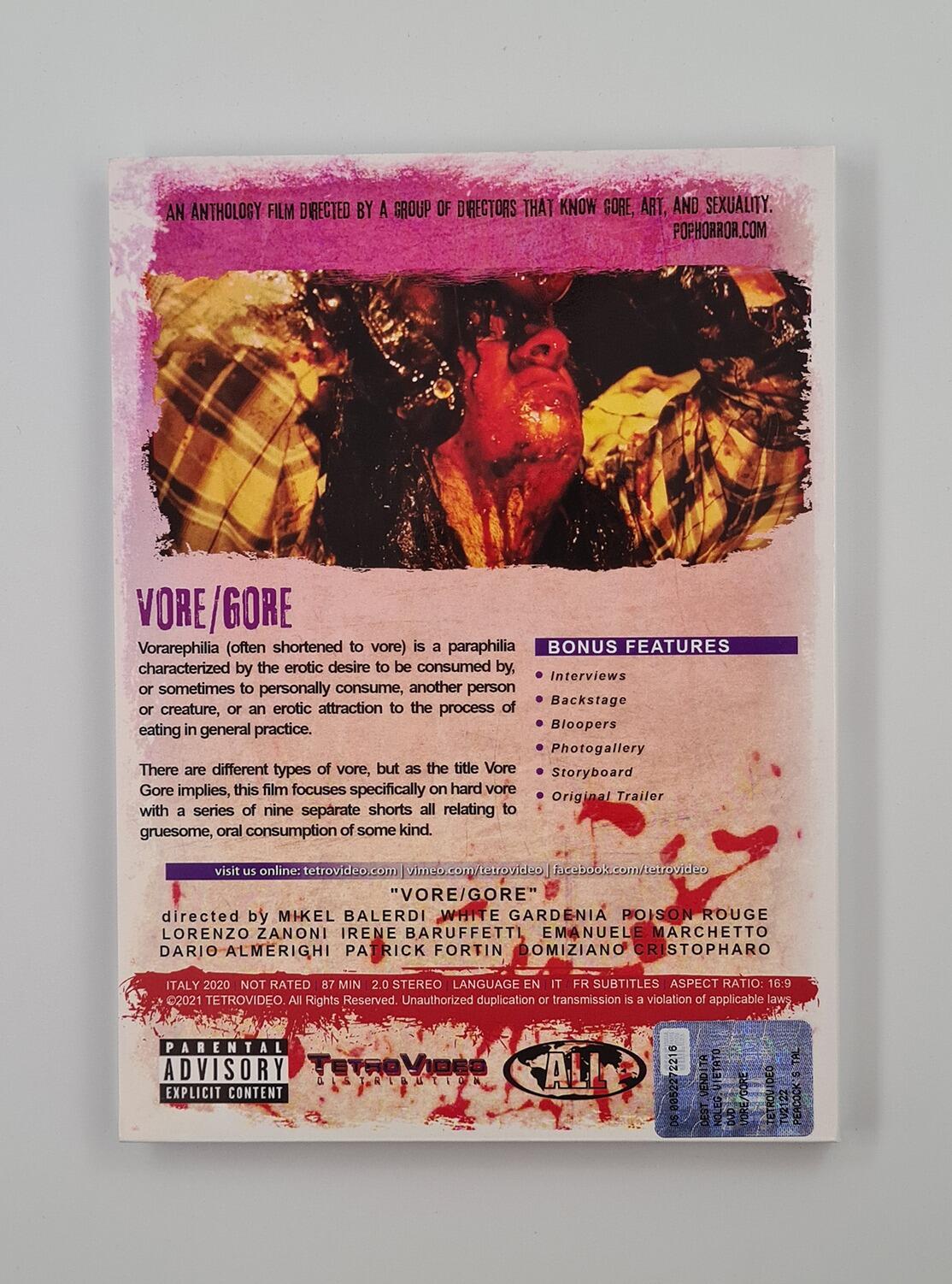 Vore Gore - Limited Edition - Digipack - DVD - Region Free - [Pre-owned] - TetroVideo - Item Image 2