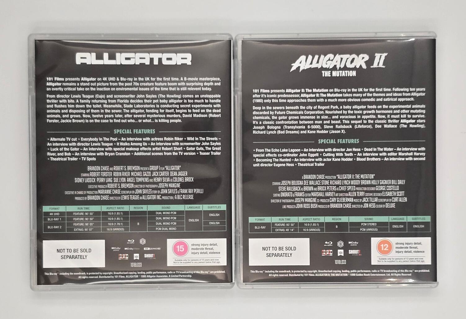 Alligator/Alligator II: The Mutation - Limited Edition - Box Set - 4K UHD (Region Free) + Blu-Ray (Region B) - [Pre-owned] - 101 Films - Item Image 4