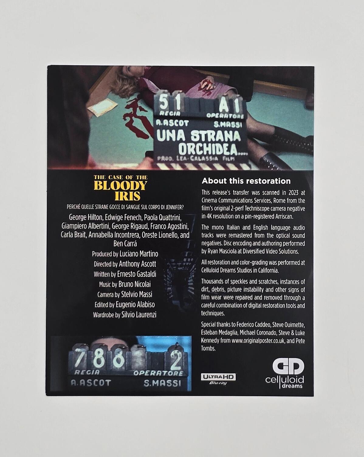 The Case of the Bloody Iris - 4K UHD (Region Free) + Blu-Ray (Region A) - [Pre-owned] -  - Item Image 4