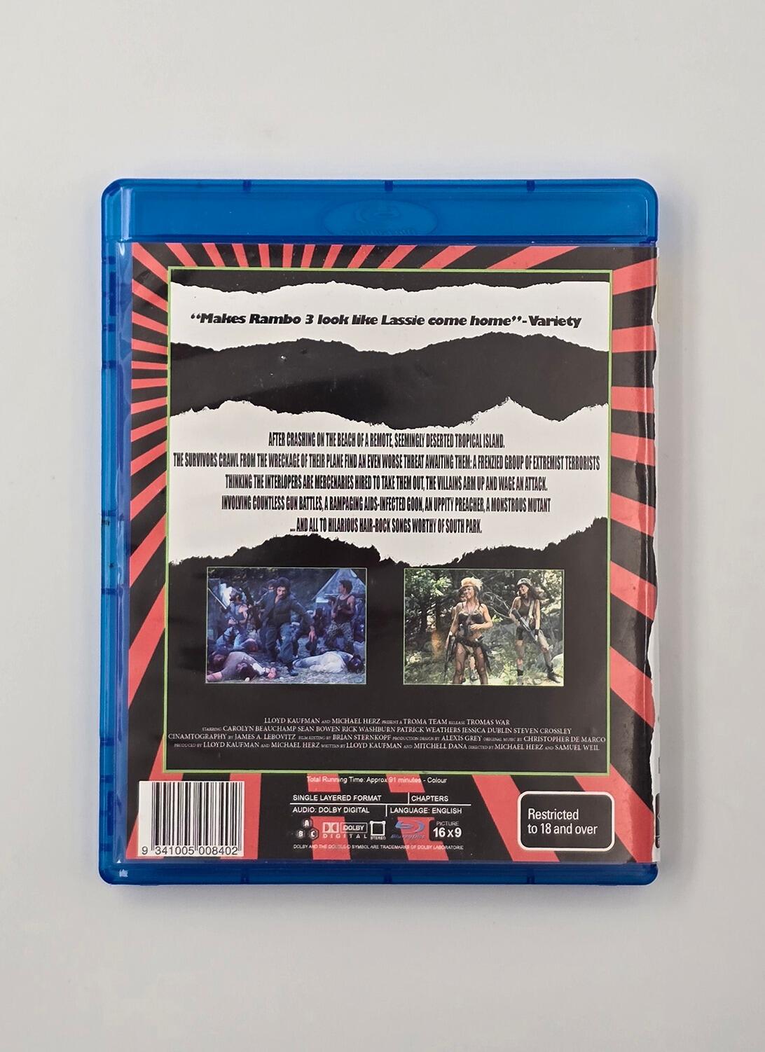 Troma's WAR - Blu-Ray - Region Free - [Pre-owned] - Troma - Item Image 2