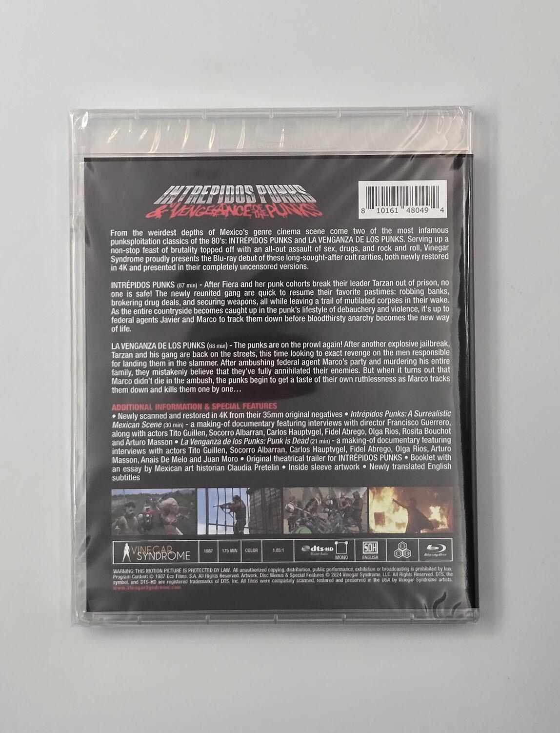Intrepidos Punks & Vengeance of the Punks - Slipcover - Blu-Ray - Region Free - [New] - Vinegar Syndrome - Item Image 4