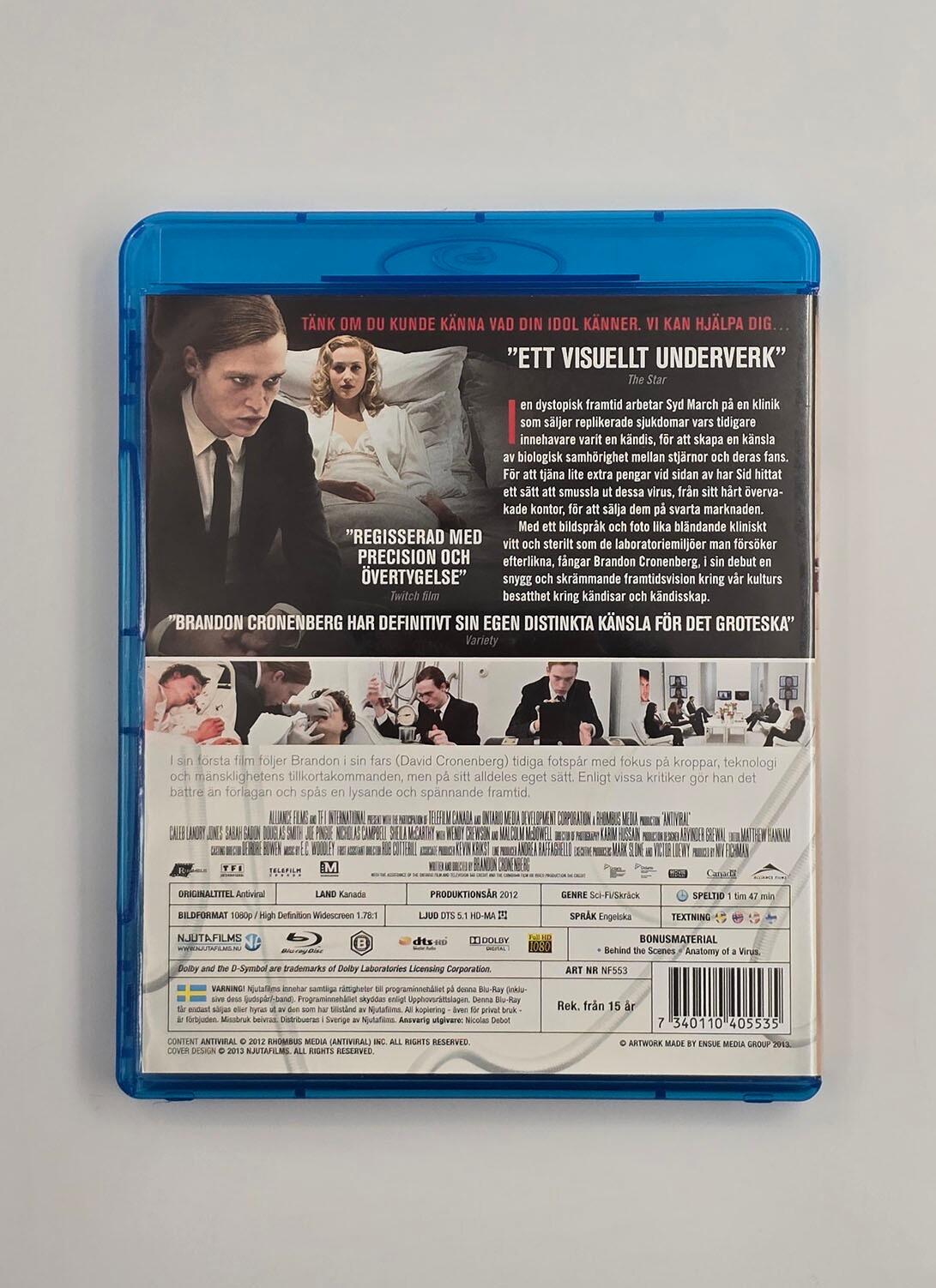 Antiviral - Blu-Ray - Region B - [Pre-owned] - Njuta Films - Item Image 2