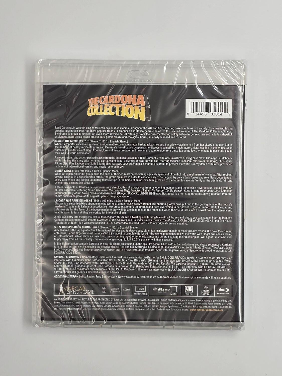 The Cardona Collection: Vol 2 - Slipcover - Blu-Ray - Region Free - [New] - Vinegar Syndrome - Item Image 6