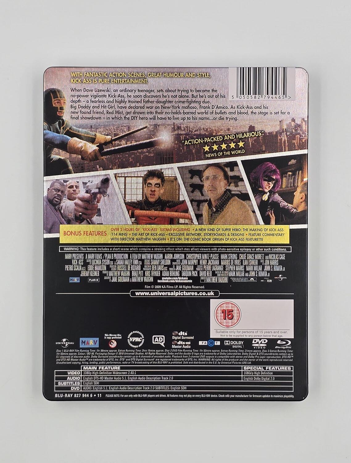 Kick-Ass - Steelbook - Blu-Ray + DVD - Region Free - [Pre-owned] - Universal - Item Image 2