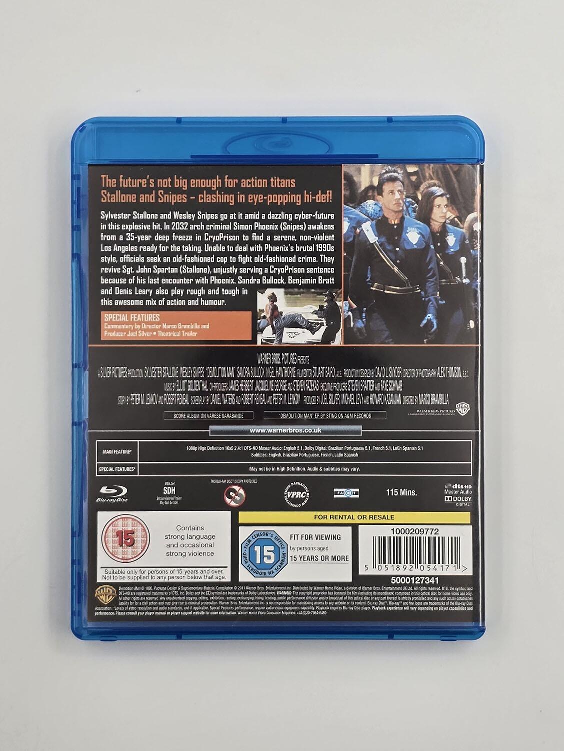 Demolition Man - Blu-Ray - Region Free - [Pre-owned] - Warner - Item Image 2