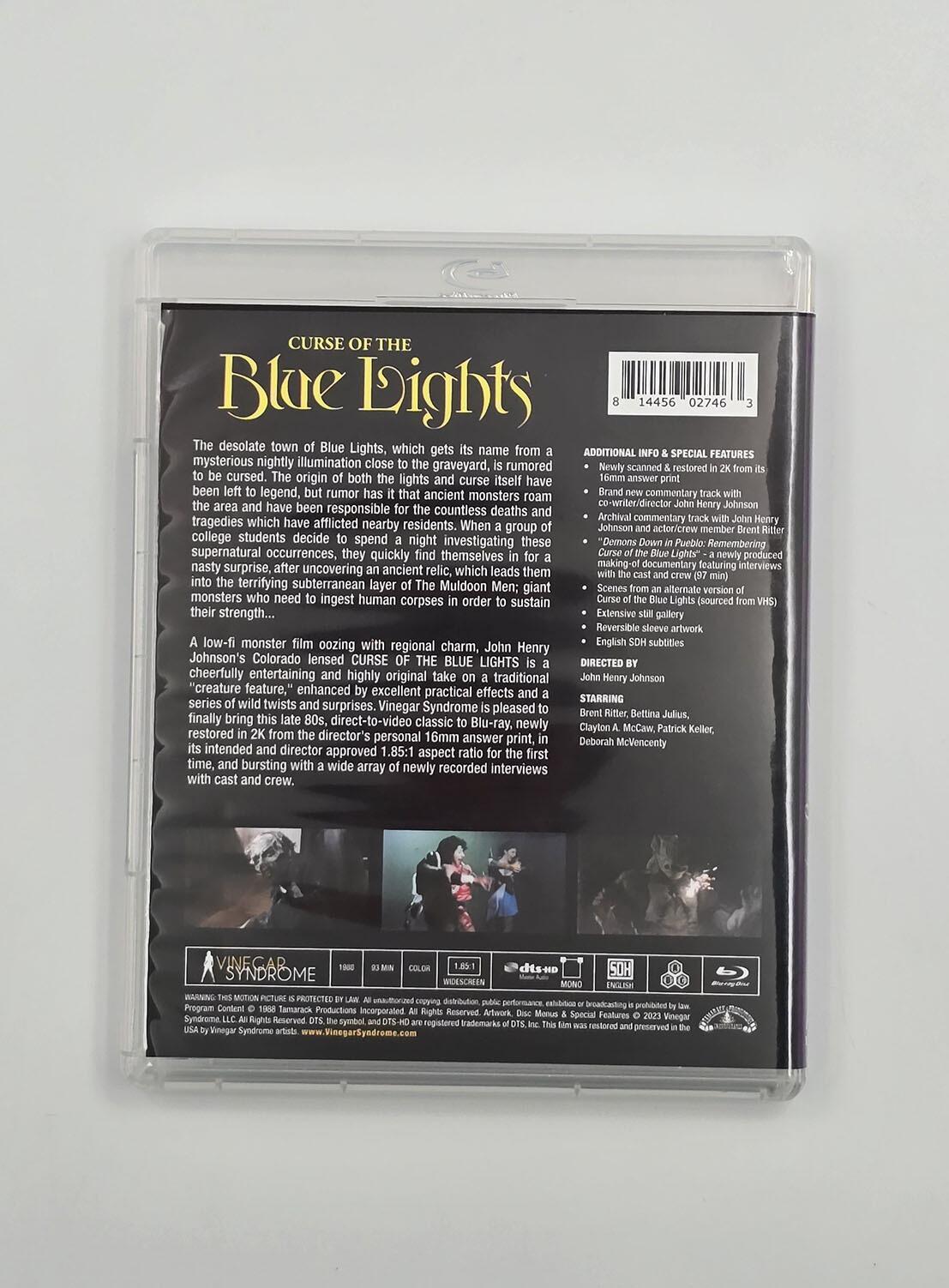 Curse of the Blue Lights - Slipcover - Blu-Ray - Region Free - [Pre-owned] - Vinegar Syndrome - Item Image 4