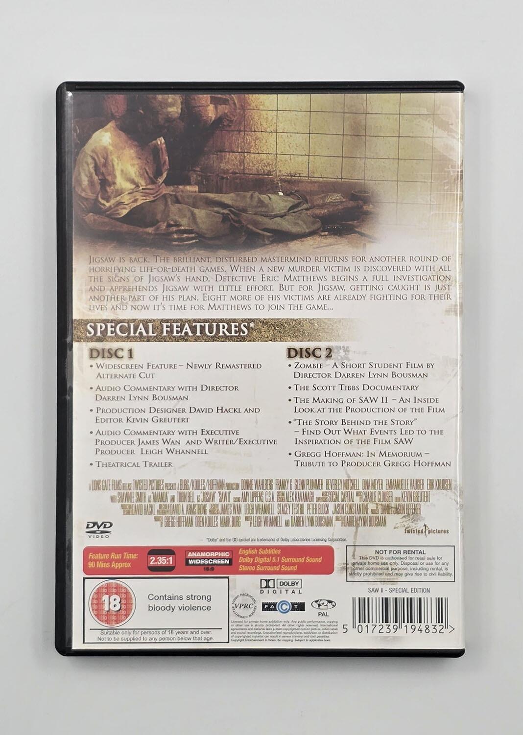 SAW II - DVD - Region 2 - [Pre-owned] -  - Item Image 2