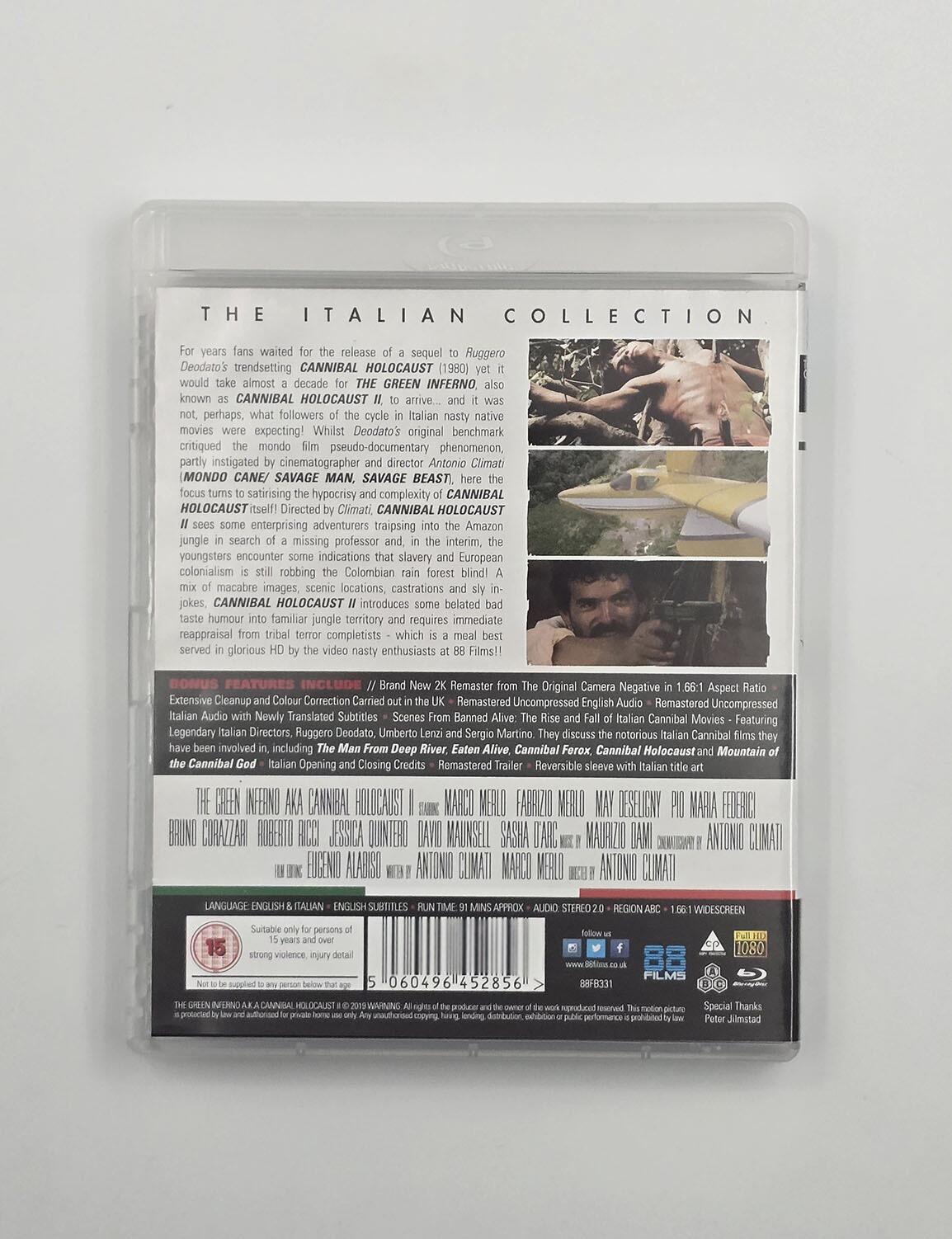 Green Inferno (AKA Natura Contro) - Slipcover - Blu-Ray - Region Free - [Pre-owned] - 88 Films - Item Image 4