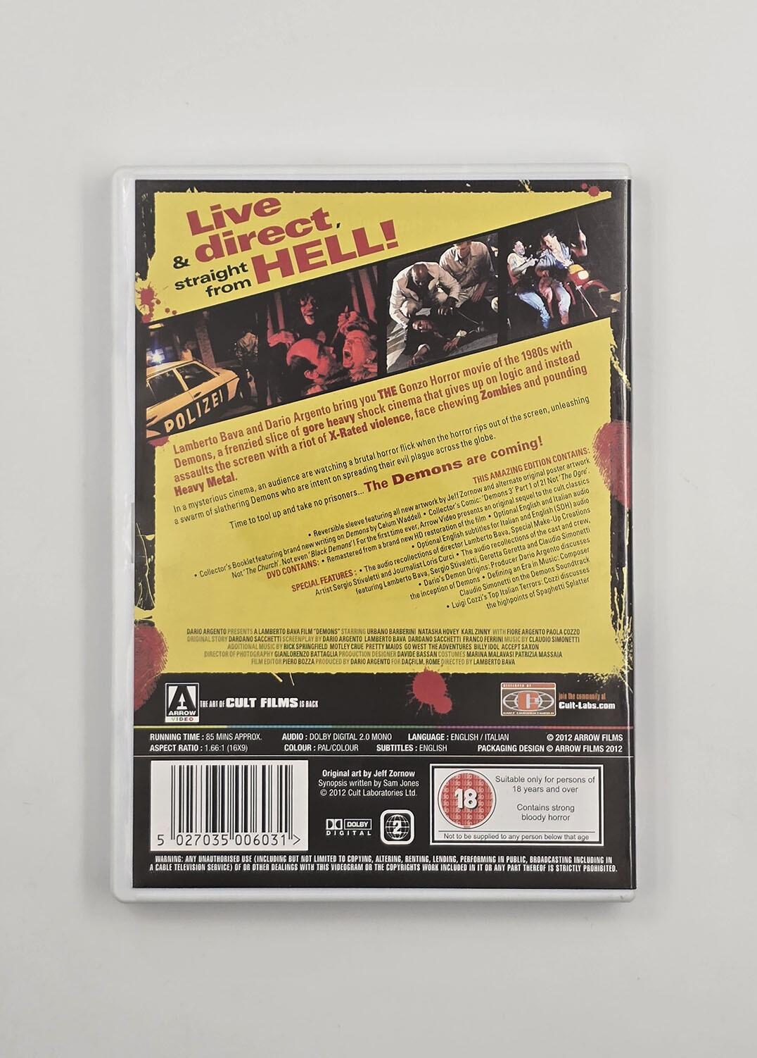 Demons - (No Booklet or Comic) - DVD - Region 2 - [Pre-owned] - Arrow Video - Item Image 2