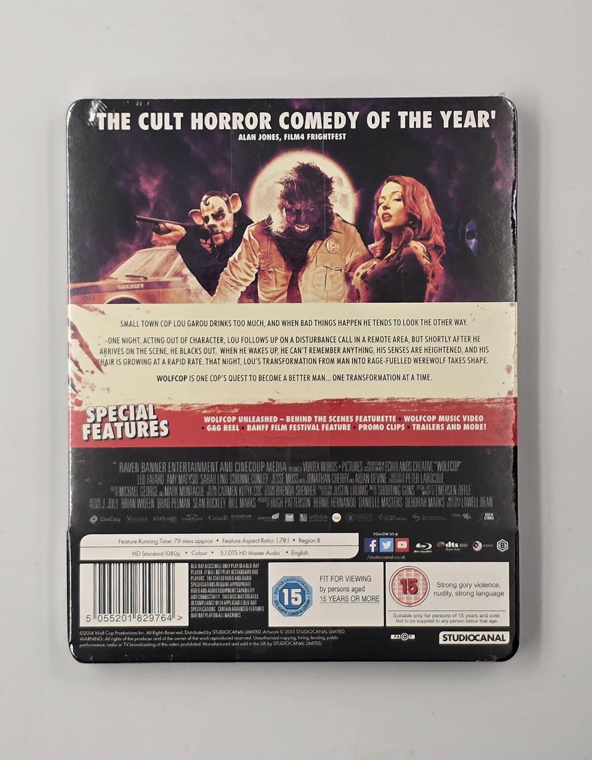 Wolfcop - Zavvi Exclusive Steelbook - Blu-Ray - Region B - [New] - Studio Canal - Item Image 2
