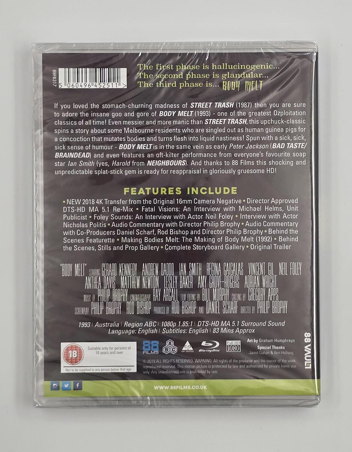 Body Melt - Blu-Ray - Region Free - [New] - 88 Films - Item Image 2