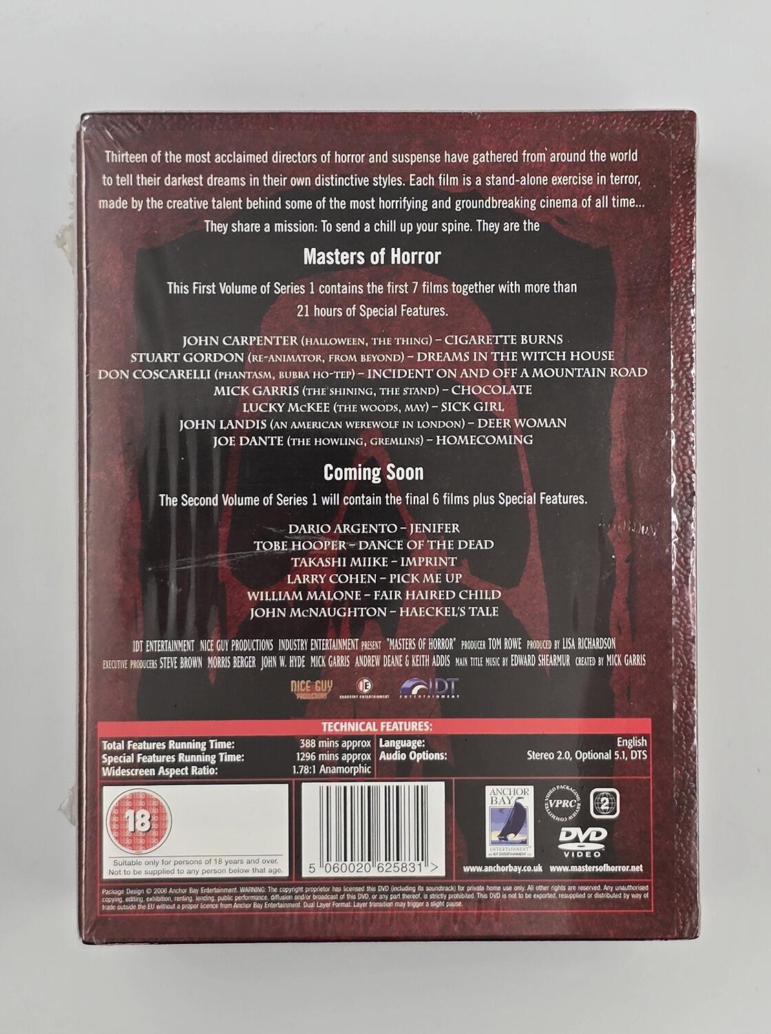 Masters of Horror: Series 1 - Volume 1 - DVD - Region 2 - [New] - Anchor Bay - Item Image 2