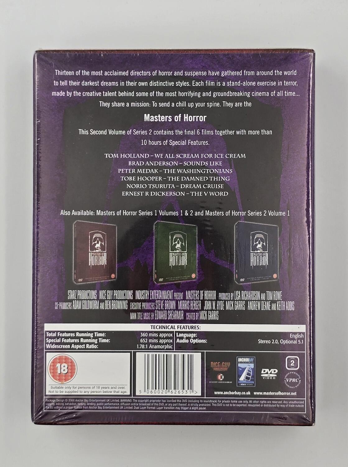 Masters of Horror: Series 2 - Volume 2 - DVD - Region 2 - [New] - Anchor Bay - Item Image 2