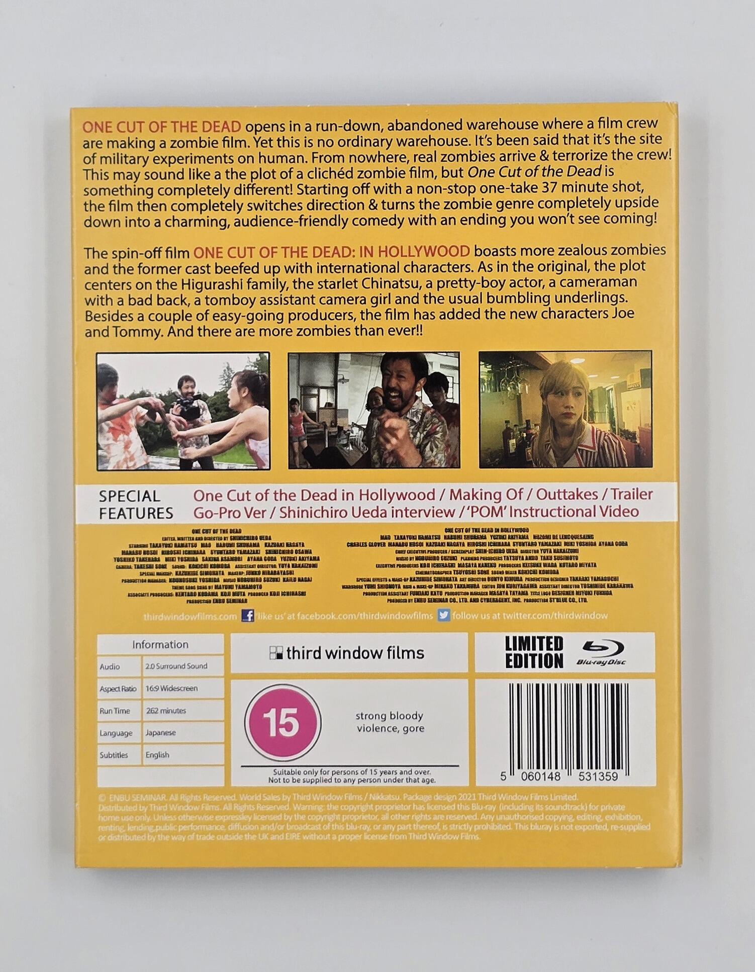 One Cut of the Dead: Hollywood Edition - Limited Edition - Slipcover - Blu-Ray - Region Free - [Pre-owned] - Third Window Films - Item Image 2