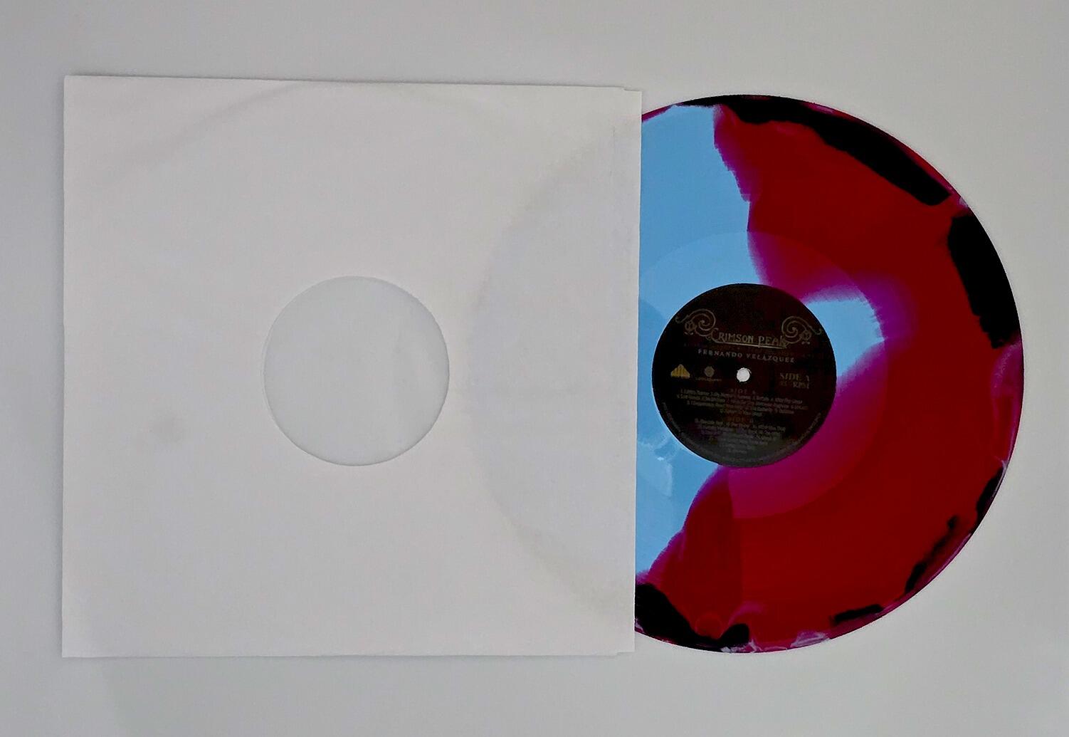 Crimson Peak (Original Motion Picture Soundtrack by Fernando Velazquez - 2x Blue, Black, And Red Swirl Vinyl (Subscriber variant) - [Pre-owned -  - Item Image 4