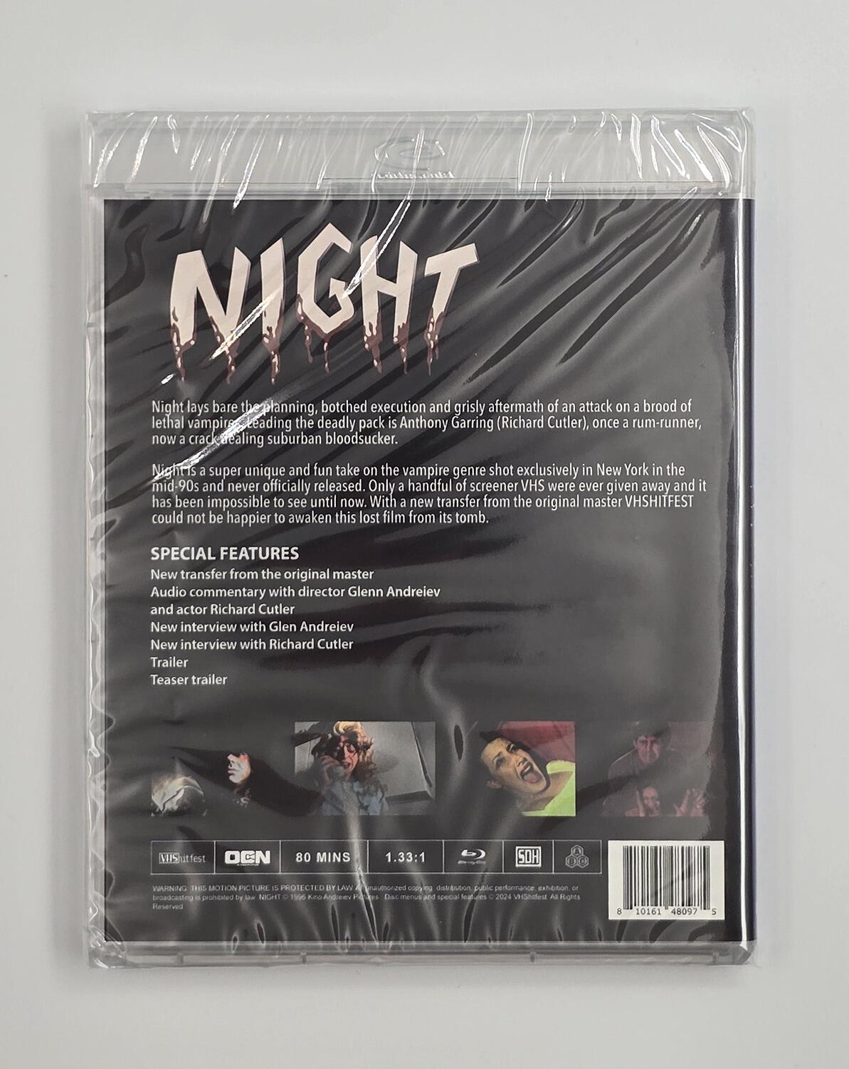 Night - Slipcover - Blu-Ray - Region Free - [New] - VHShitfest - Item Image 4