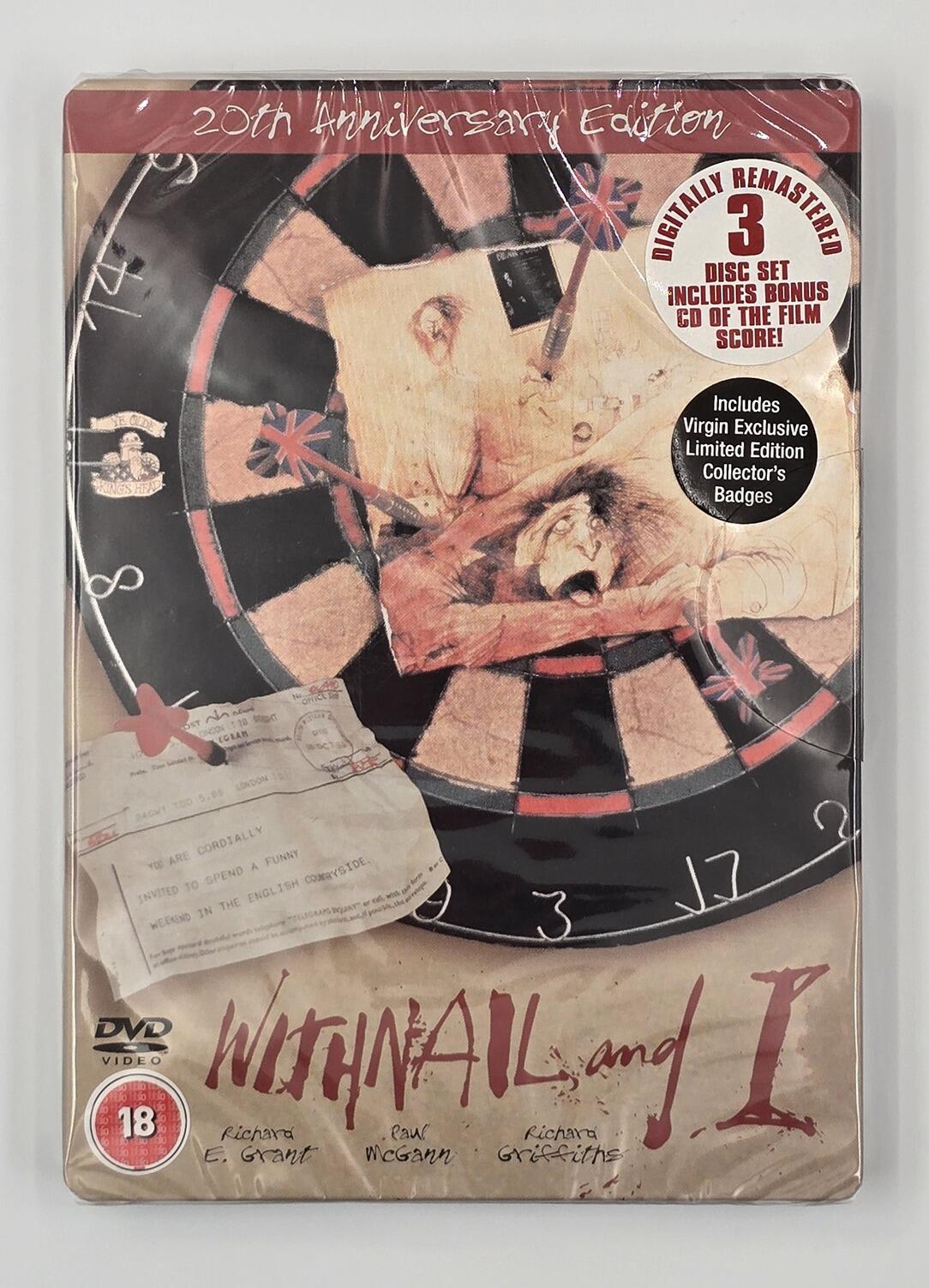 Withnail and I - 20th Anniversary Edition - Steelbook - DVD - Region 2 - [New] - Anchor Bay - Item Image 1
