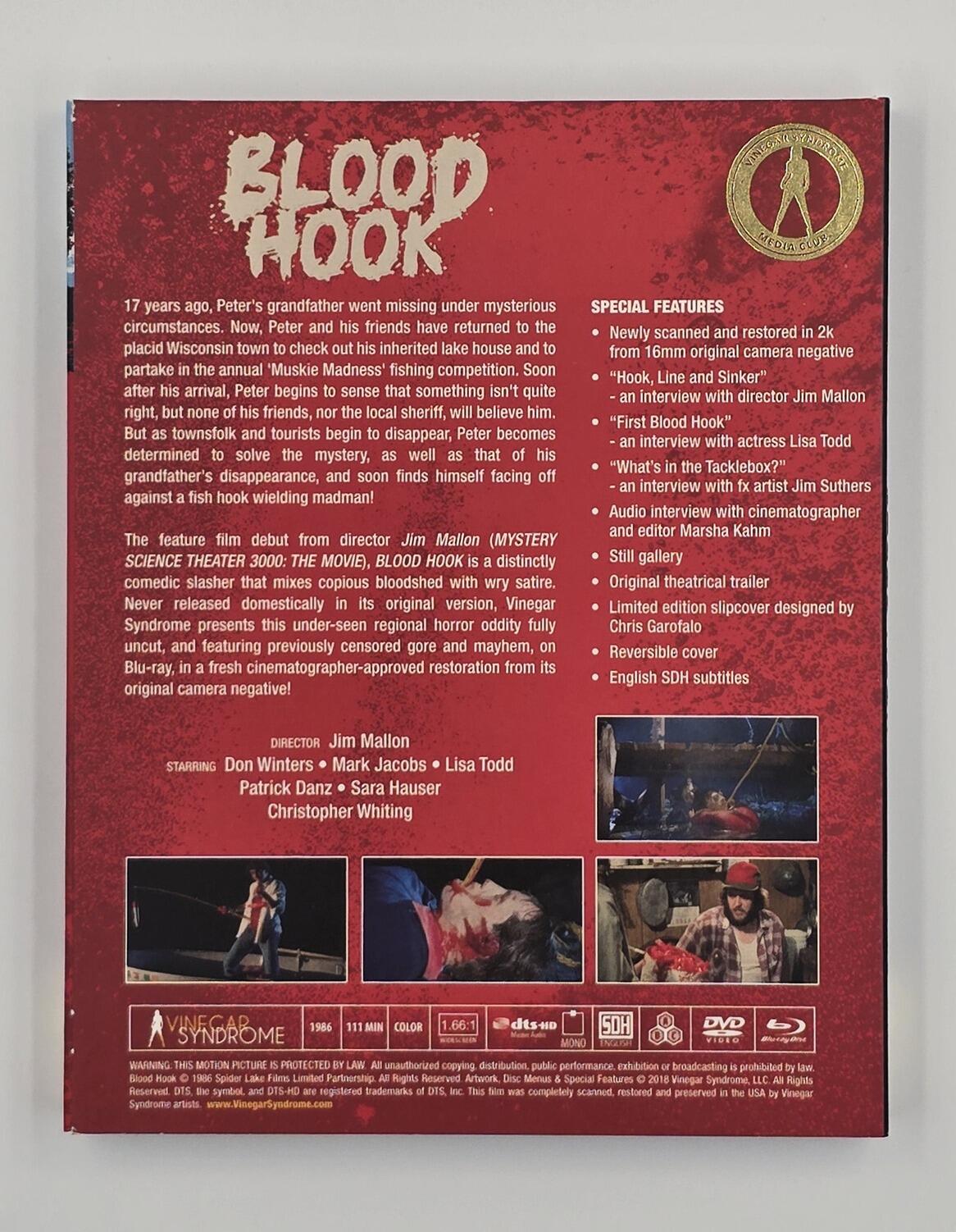 Blood Hook - VSMC Slipcover - Blu-Ray + DVD - Region Free - [New] - Vinegar Syndrome - Item Image 2