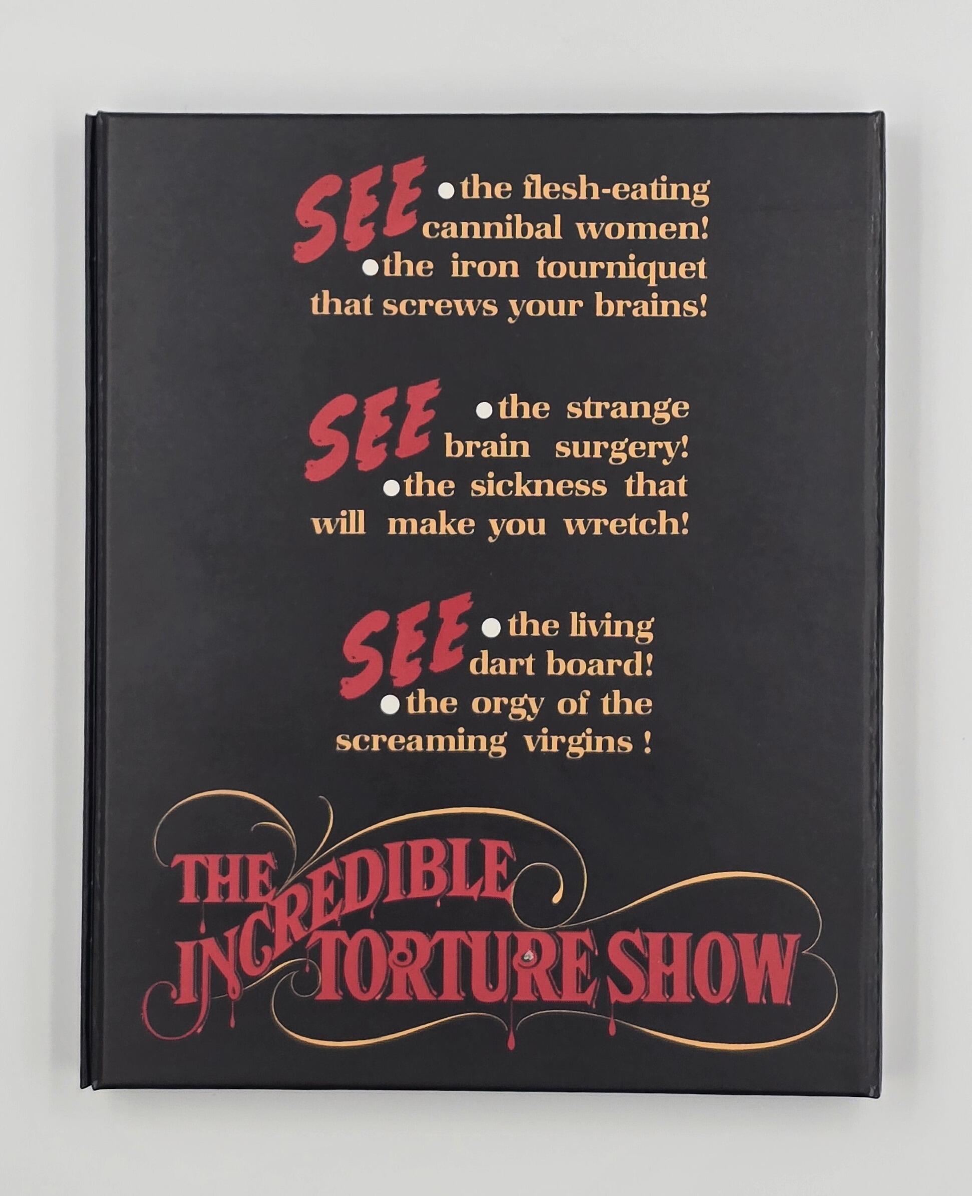 Blood Sucking Freaks - Limited Edition - Reversible Slipcover - 4K UHD + Blu-Ray - Region Free - [Pre-owned] - Vinegar Syndrome - Joel M. Reed - Rear Slipcover