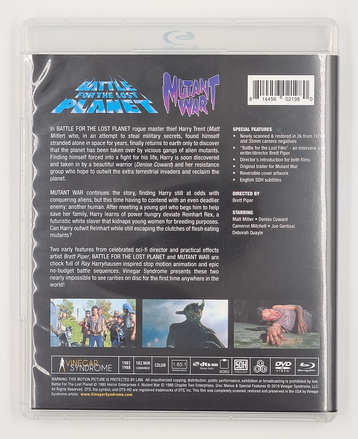 Battle for the Lost Planet - Mutant War - Slipcover - Blu-Ray + DVD - Region Free - [Pre-owned] - Vinegar Syndrome - Item Image 3