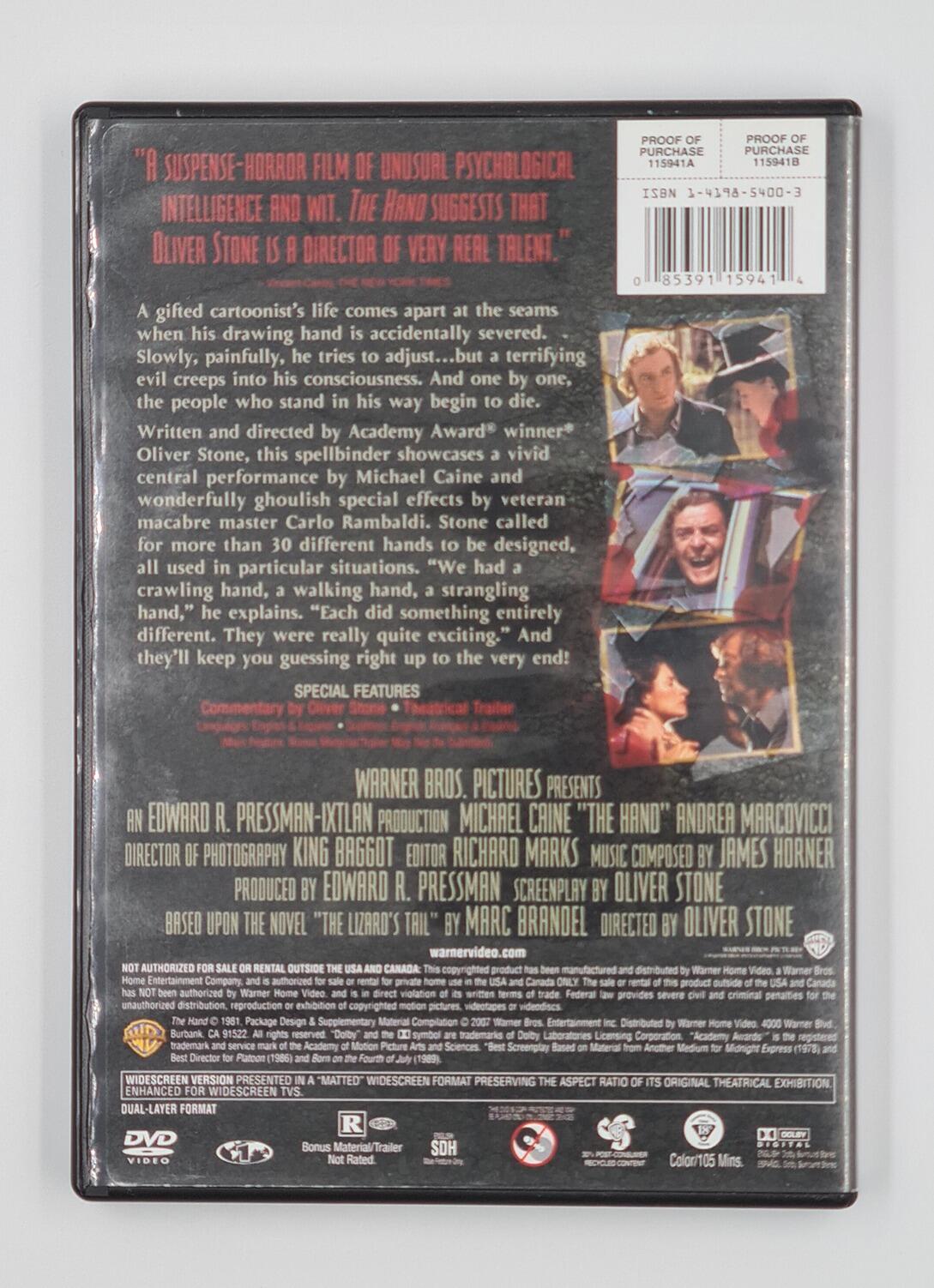 The Hand - DVD - Region 1 - [Pre-owned] - Warner - Item Image 2