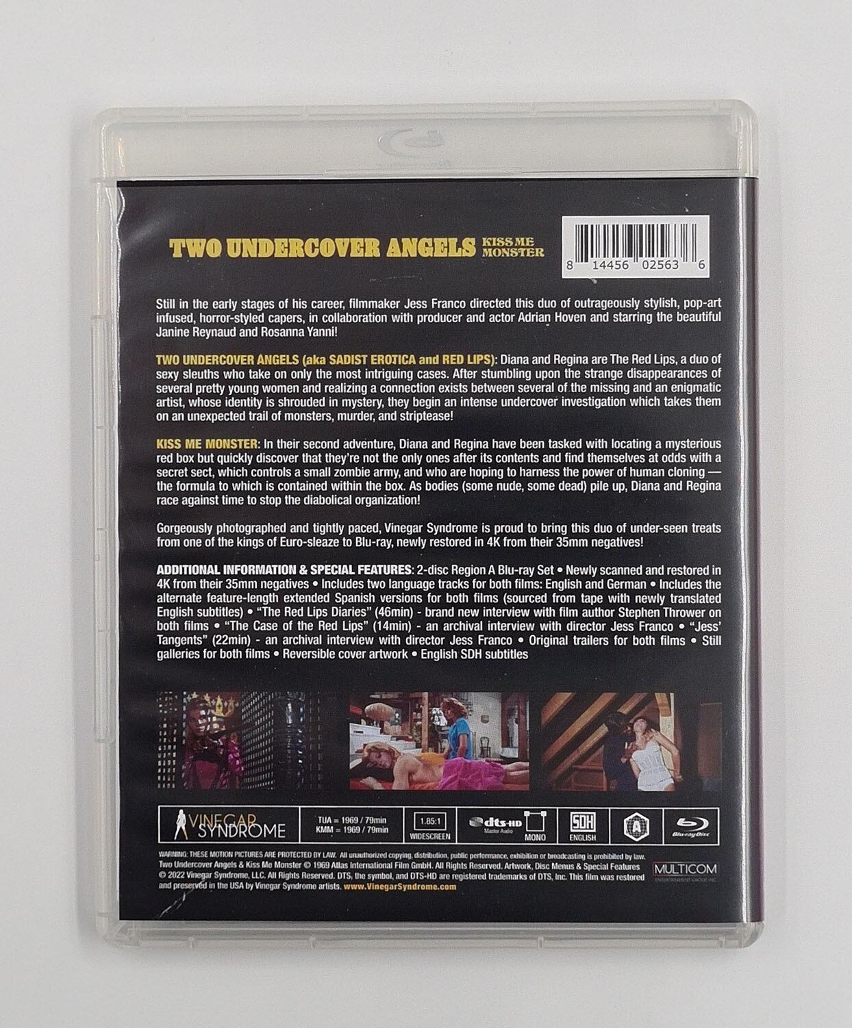 Two Undercover Angels/Kiss Me Monster - Slipcover - Blu-Ray - Region A - [Pre-owned] - Vinegar Syndrome - Item Image 4