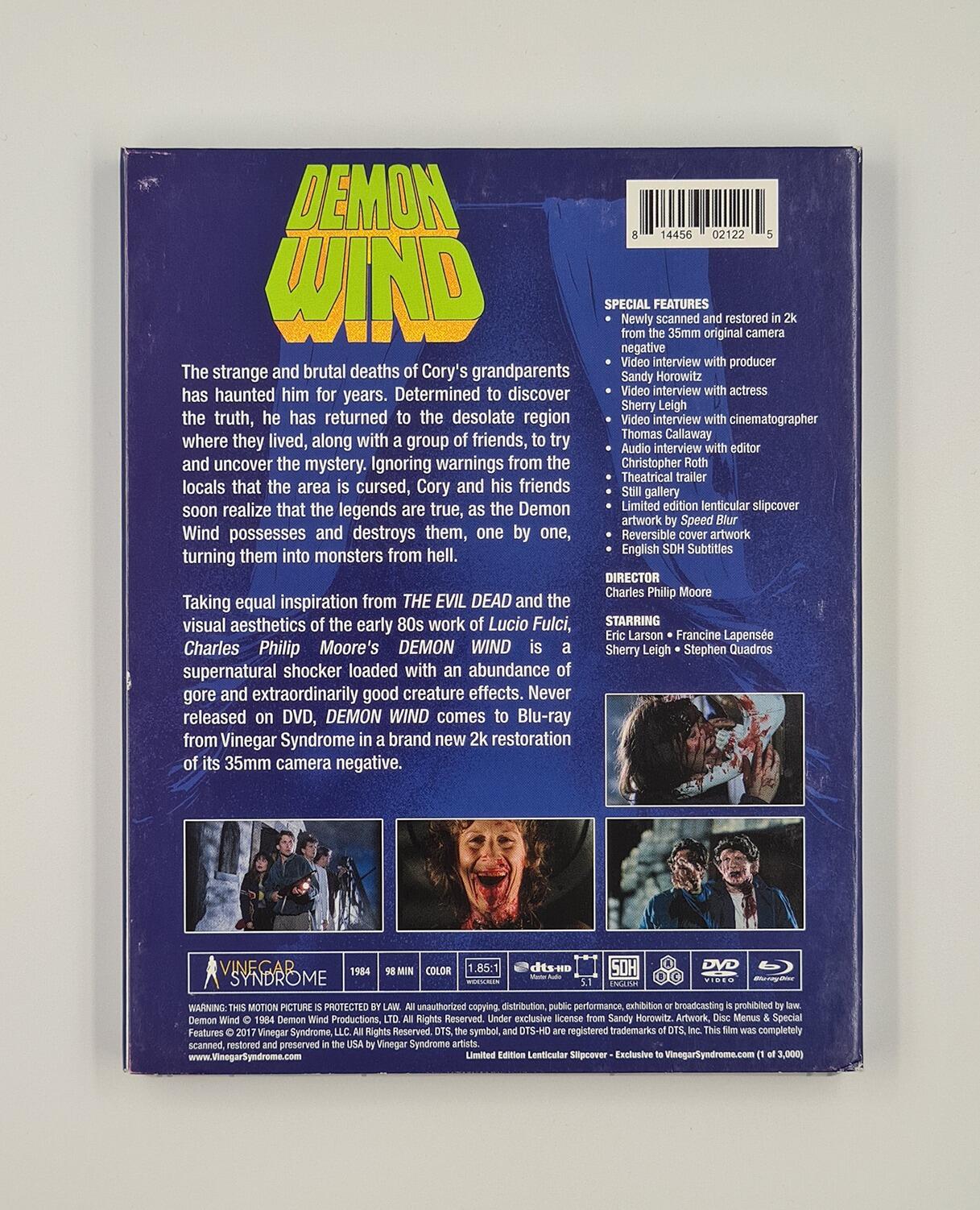 Demon Wind - Lenticular Slipcover - Blu-Ray + DVD - Region Free - [Pre-owned] - Vinegar Syndrome - Item Image 2