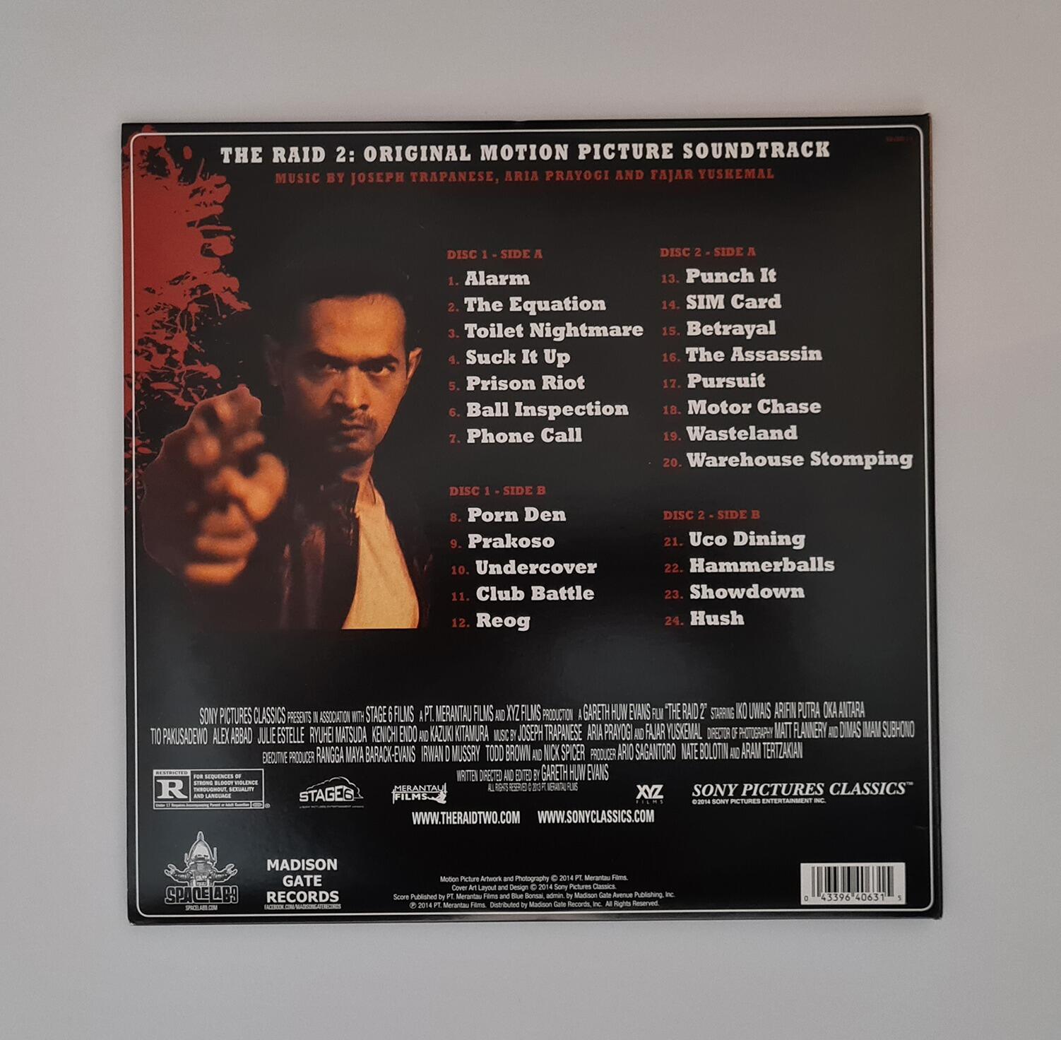 The Raid 2 (Original Motion Picture Soundtrack) - 2x Grey Vinyl (Cell Block) - [Pre-owned] -  - Item Image 2