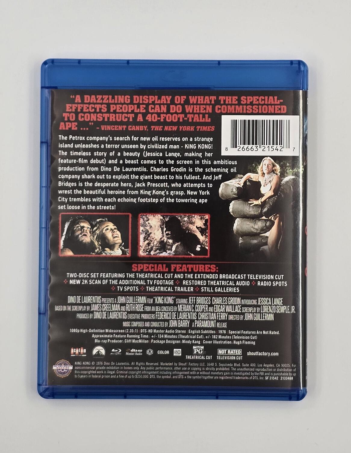 King Kong (1976) - Slipcover - Blu-Ray - Region A - [Pre-owned] - Shout! Factory - Item Image 4