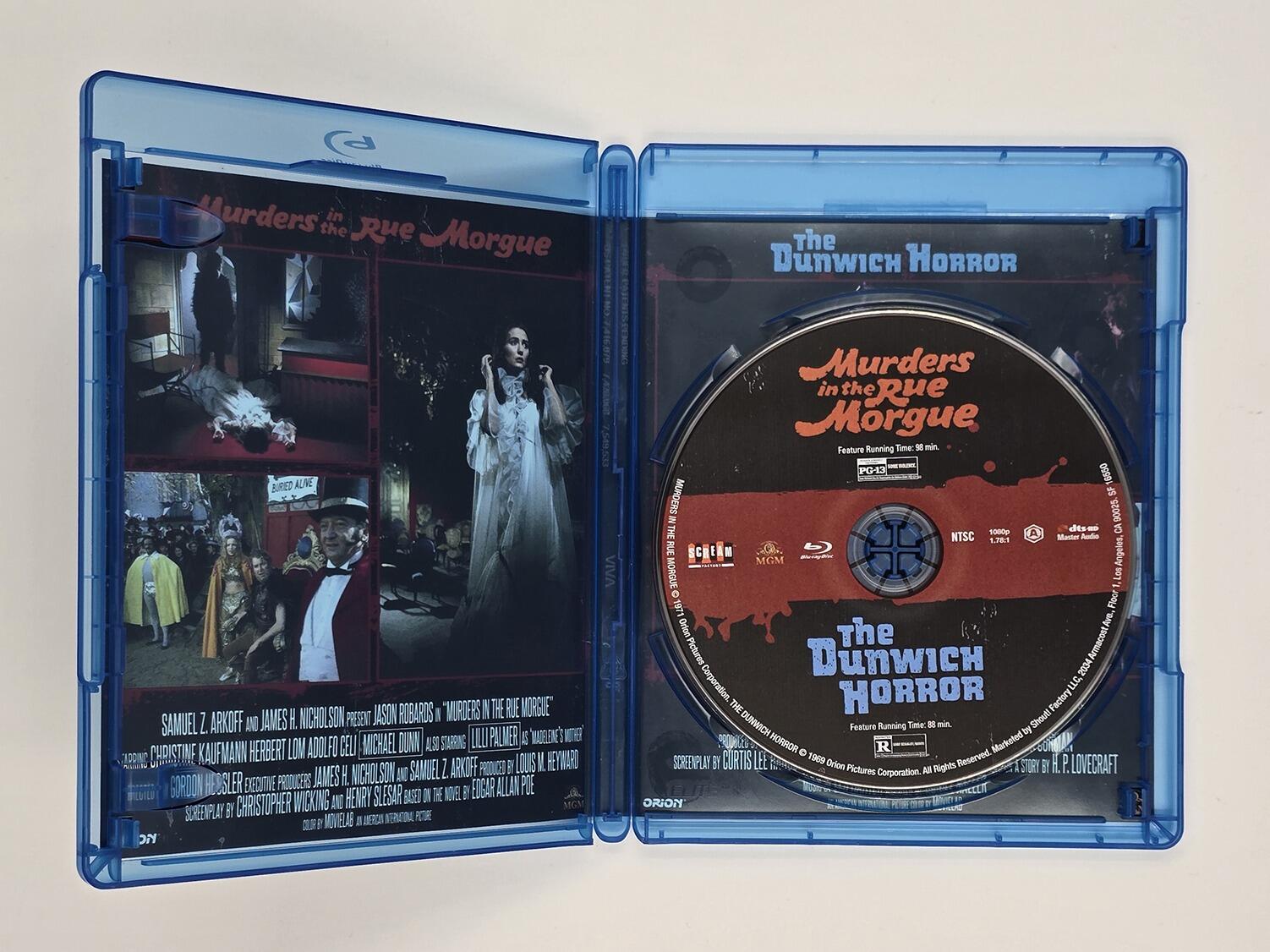 Murders in the Rue Morgue / The Dunwich Horror -  Blu-Ray - Region A - [Pre-owned] - Shout! Factory - Item Image 3