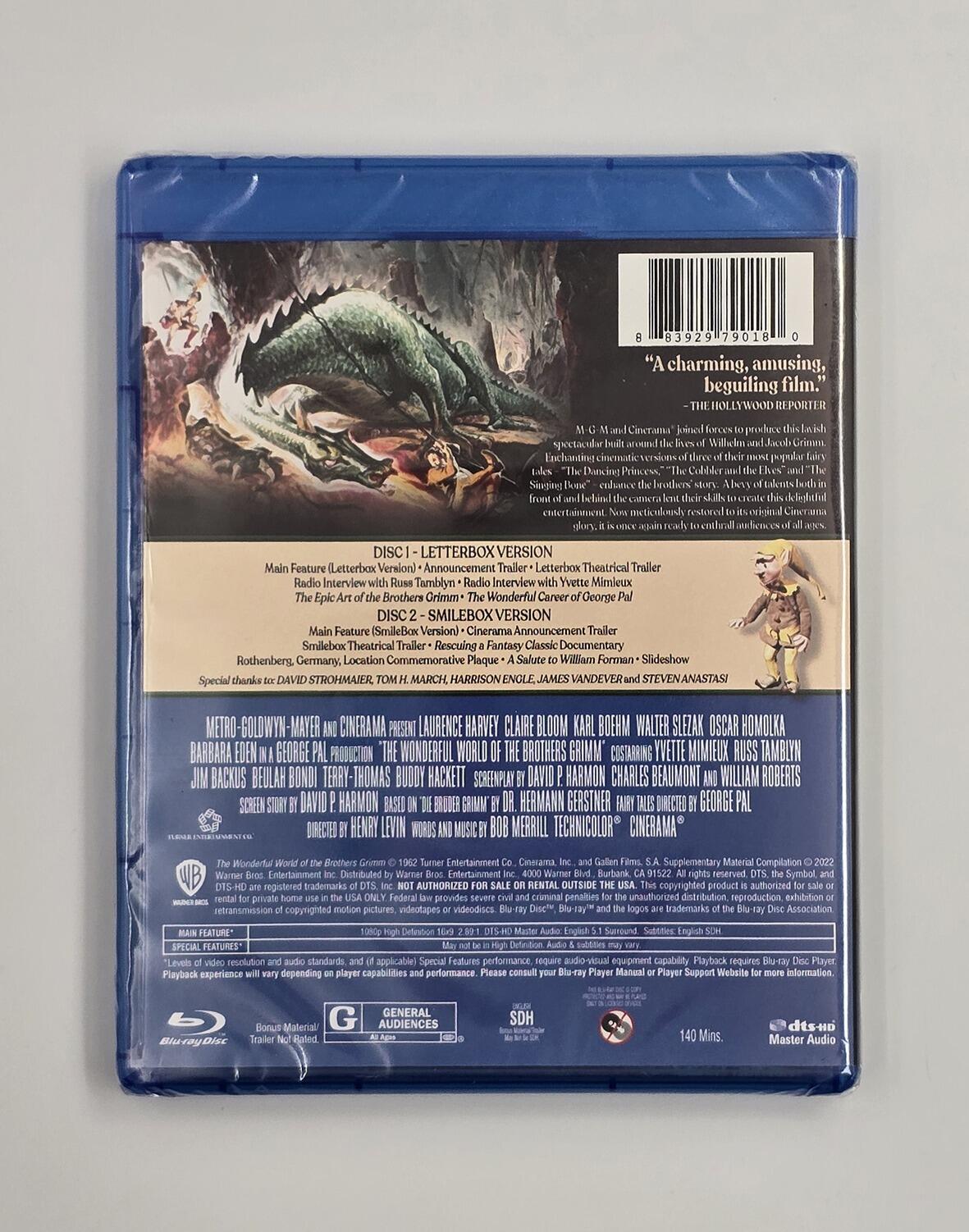 The Wonderful World of the Brothers Grimm - Blu-Ray - Ragion Free - [New] - Warner - Item Image 2